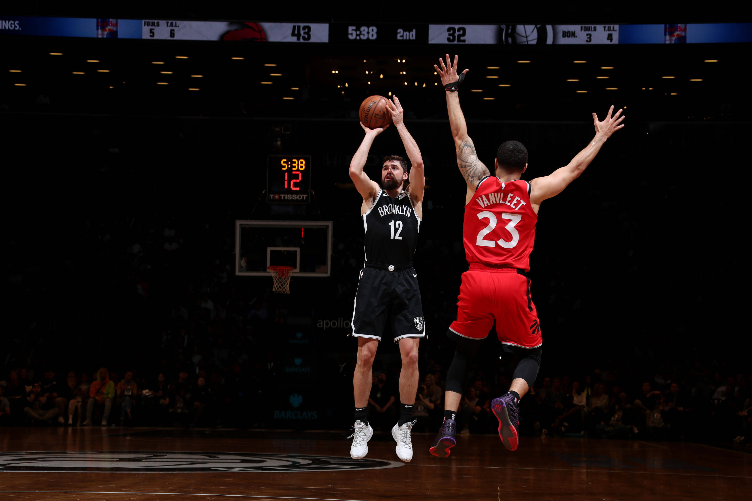 Joe Harris vastaan Vanvleet Taustakuvat