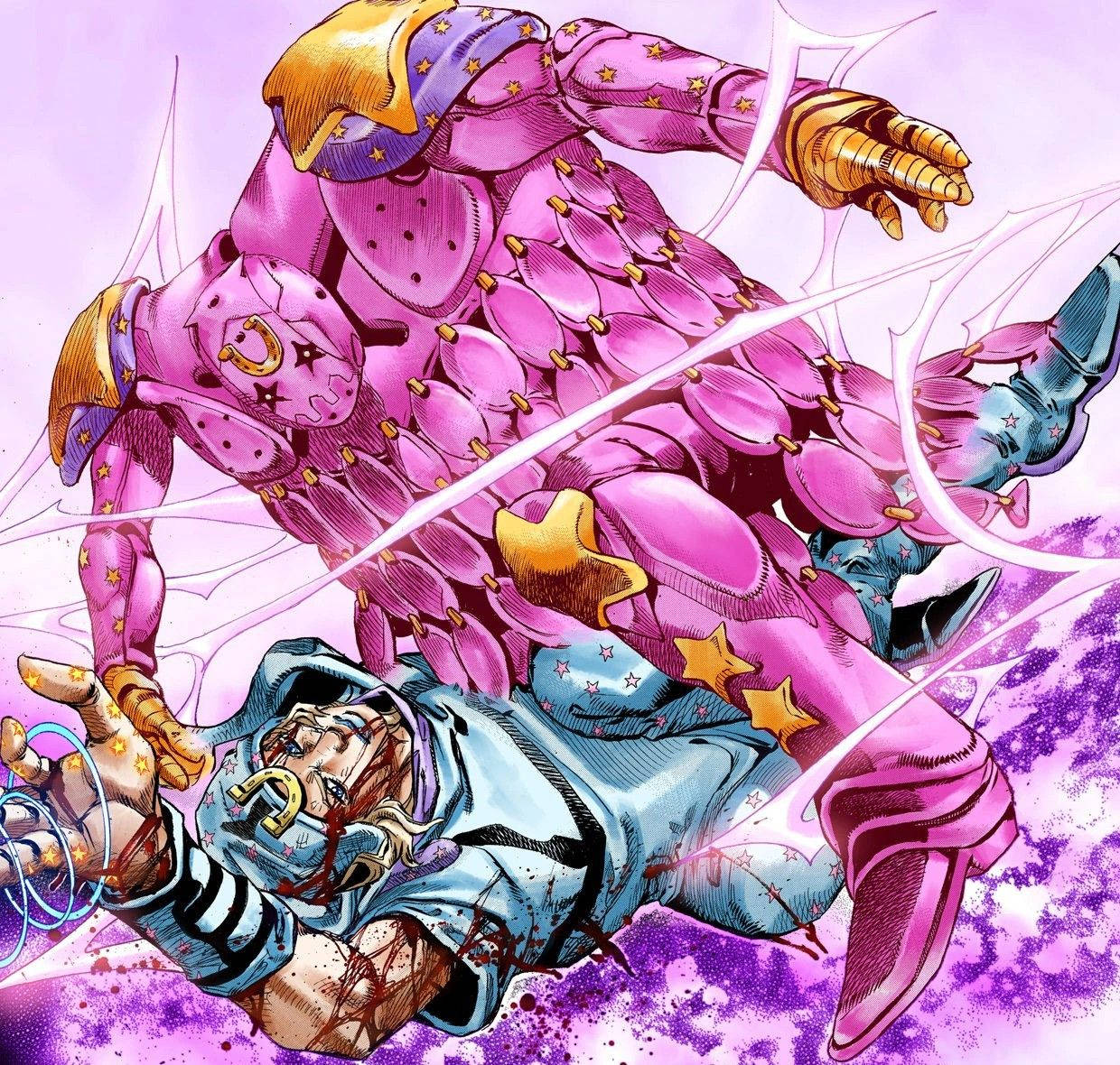 Johnny Joestar kutsuu esiin Tusk Act 4:n Taustakuvat