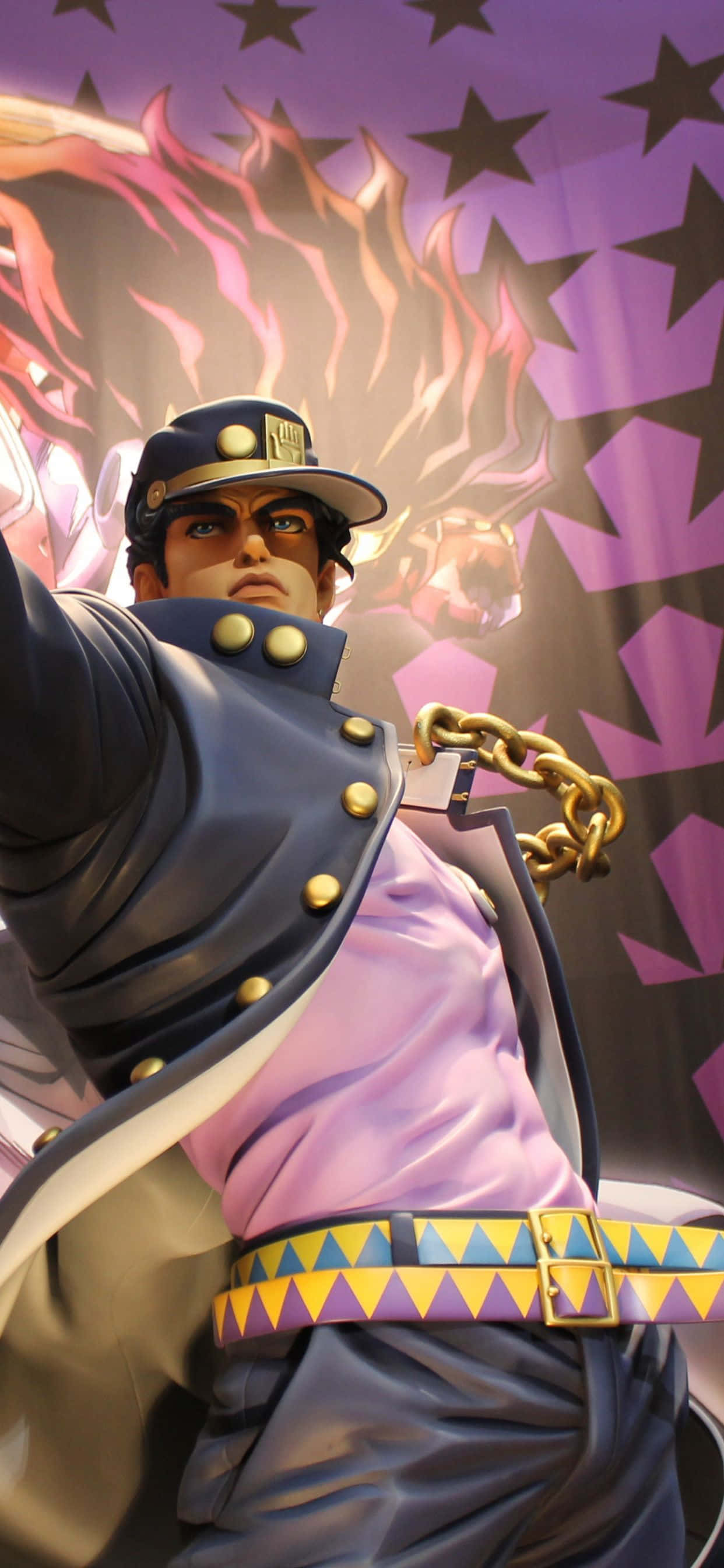 Jojos Bizarre Adventure iPhone Jotaro-patsas Taustakuvat