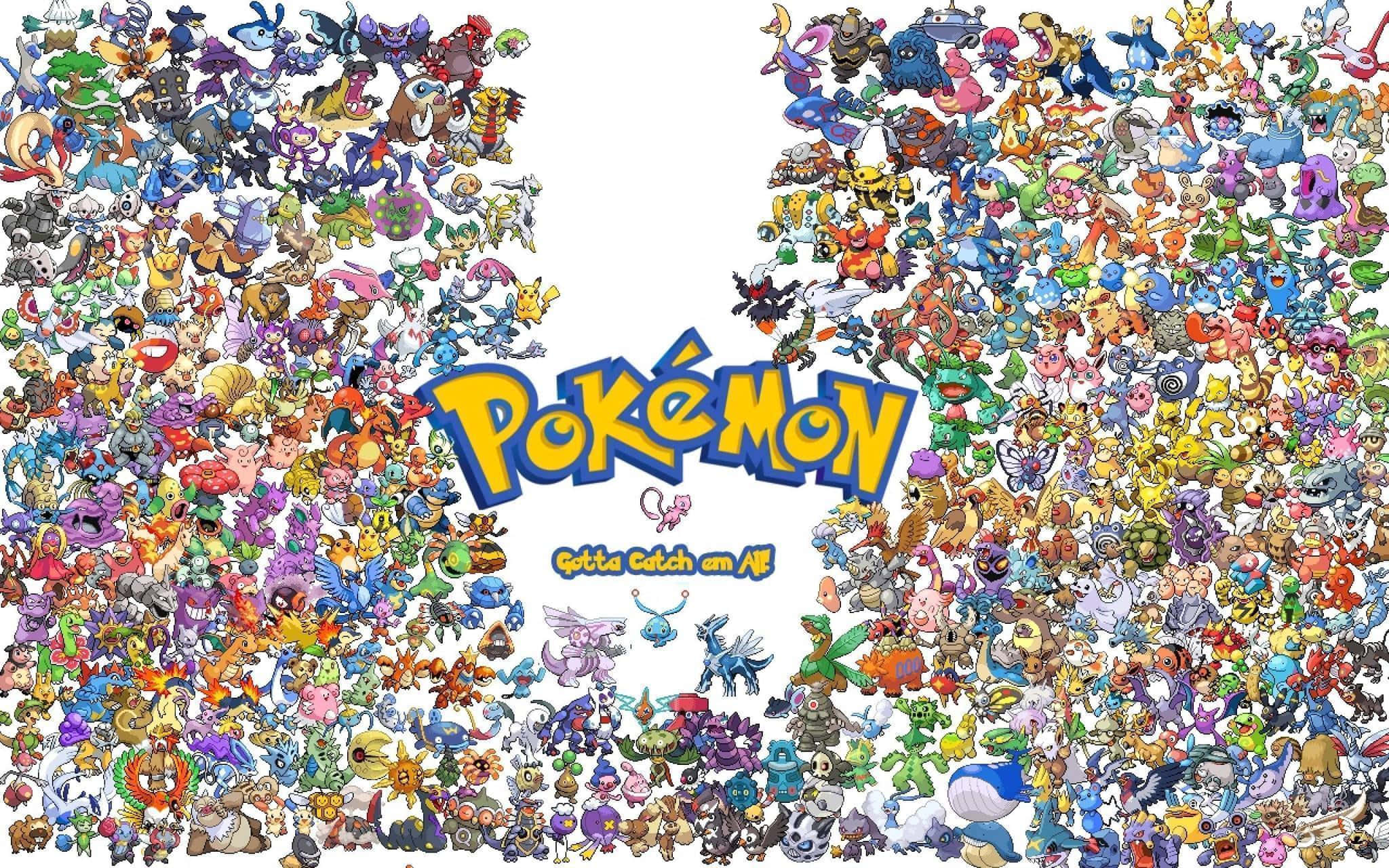 Jokainen Legendaarinen Pokemon Valkoisella Taustalla Taustakuvat