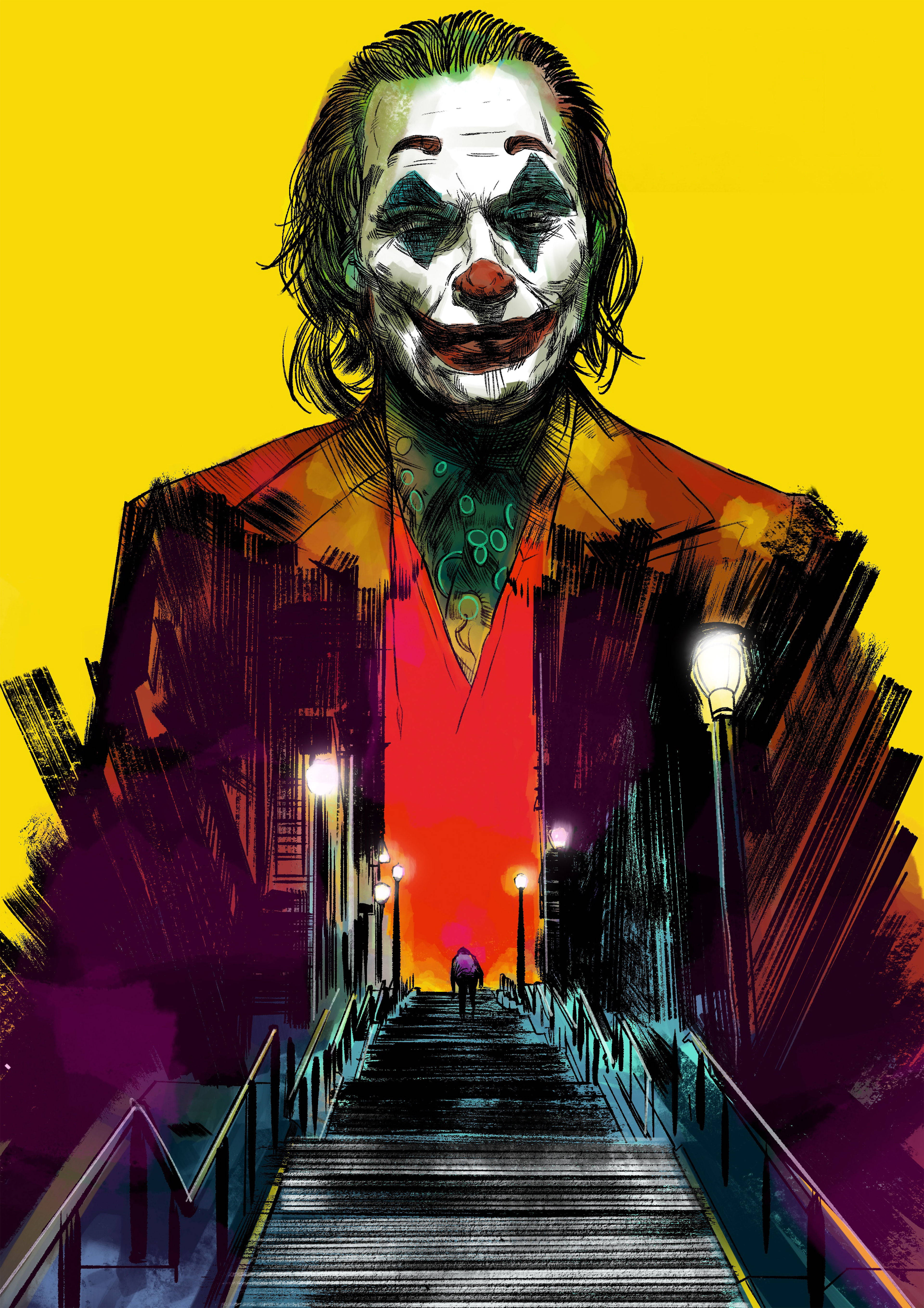 Joker 2019 Portaat Taide Taustakuvat