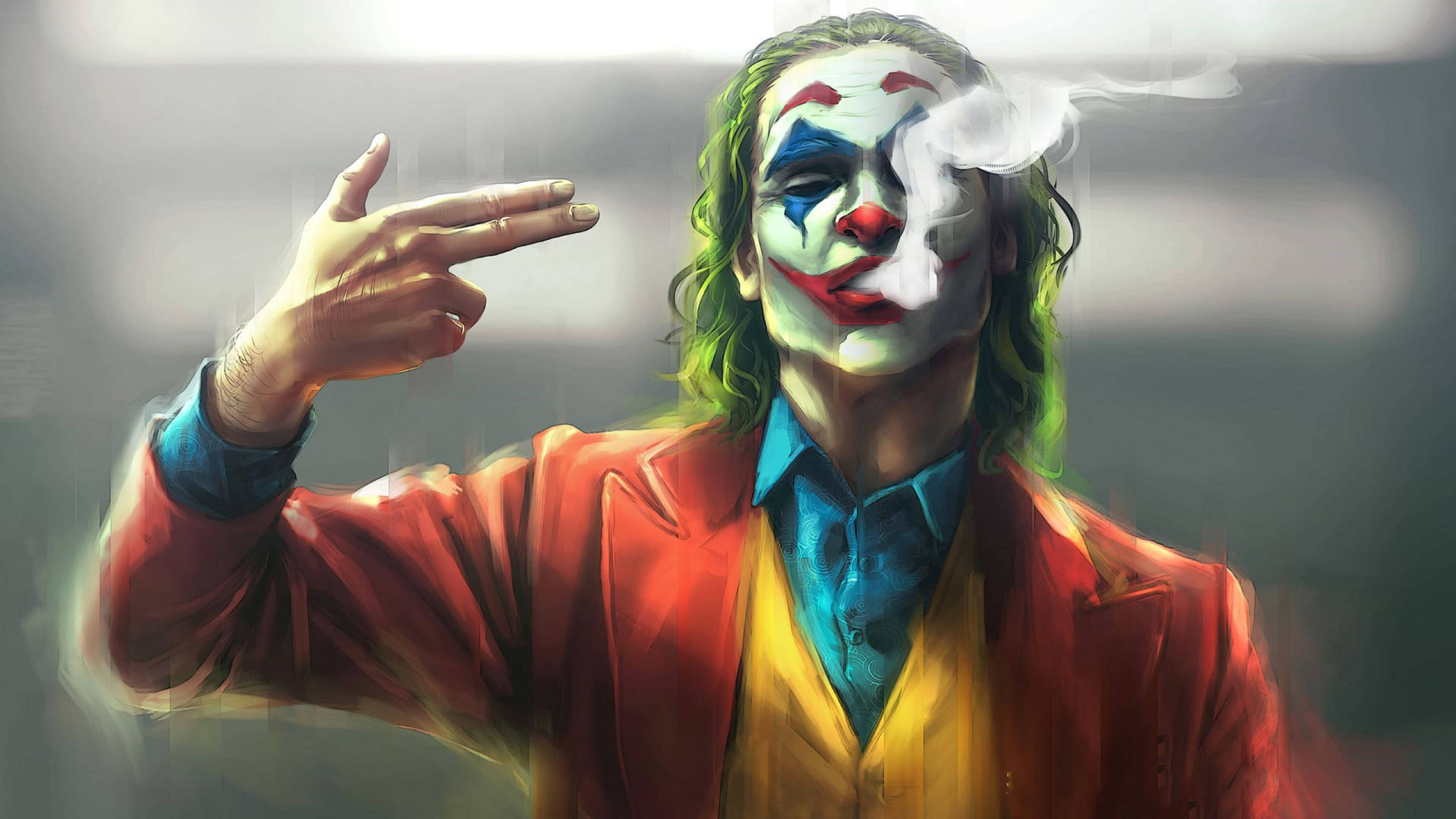 Joker 2019 Tupakoiva Maalaus Taustakuvat