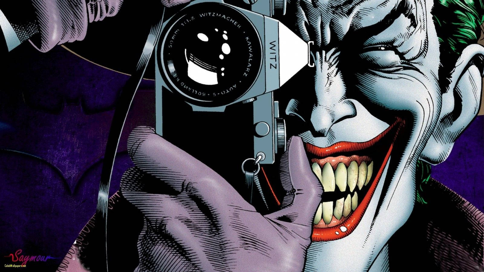 Joker kameran kanssa taustakuva