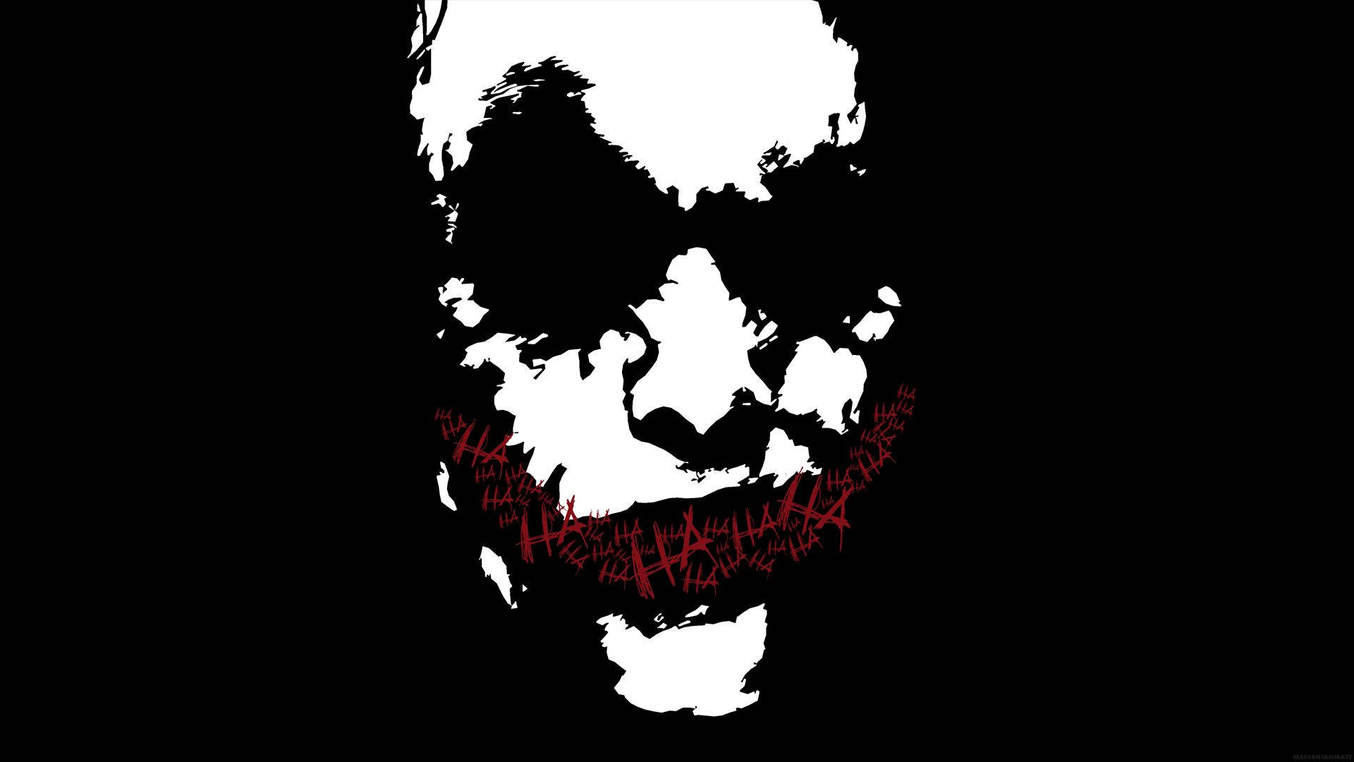 Joker Minimalistinen Taide Taustakuva
