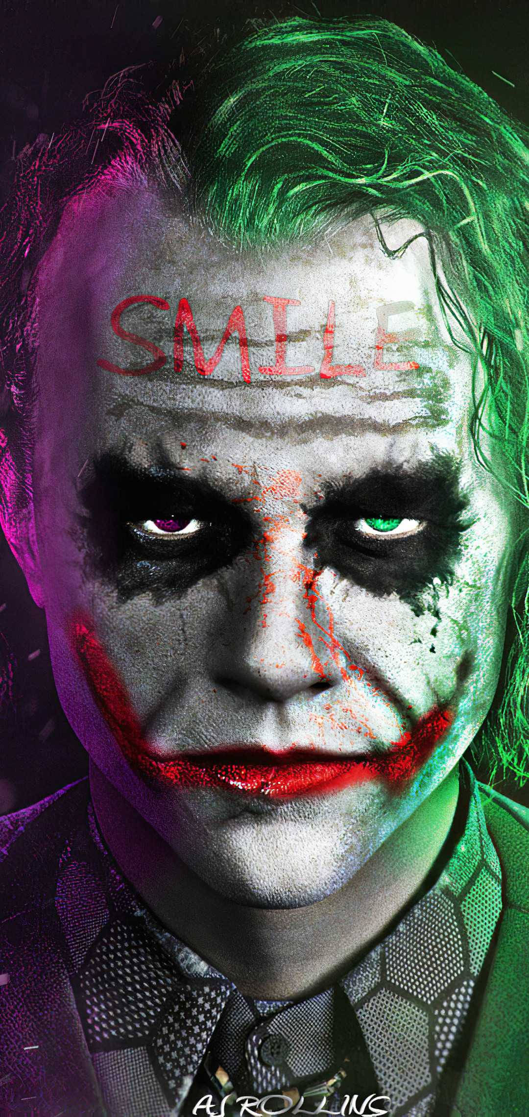 Joker-puhelimen kasvolähikuva Taustakuvat