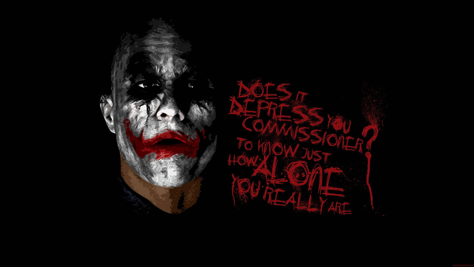Joker puhuu komissaarille taustakuva