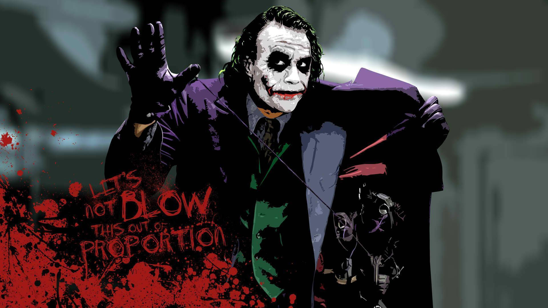Joker räjäyttelee asioita Taustakuvat