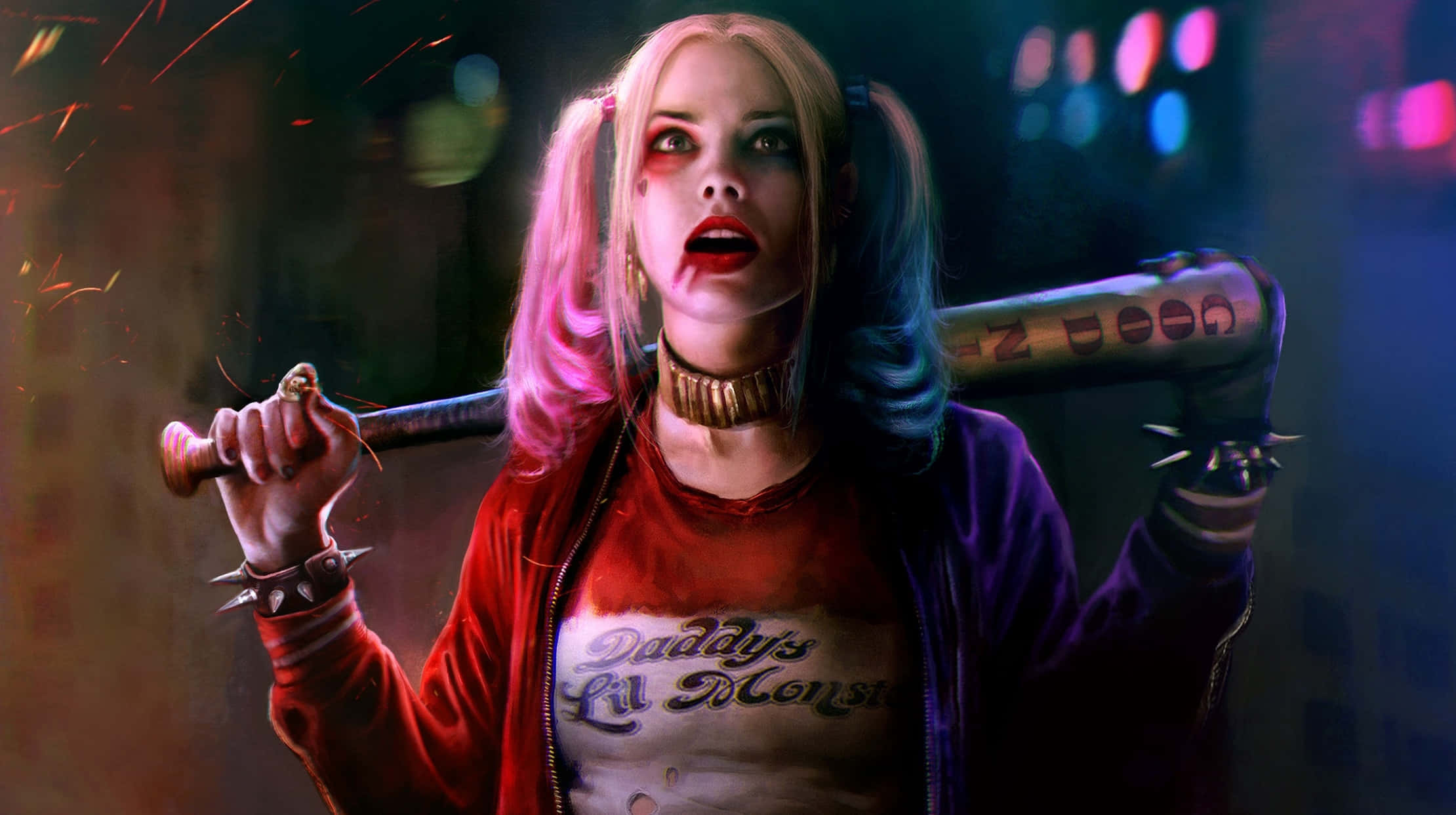 Jokerin ja Harley Quinnin hullu rakkaus Taustakuvat