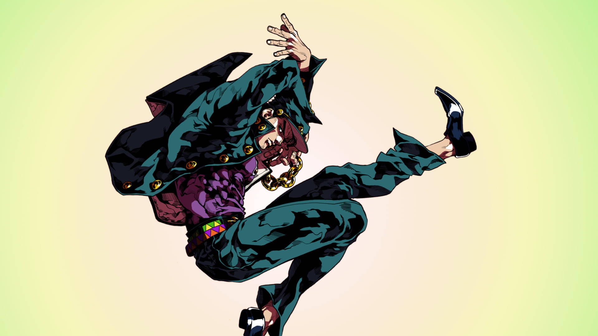 Jotaro Kujo Anime Tanssi Taustakuvat