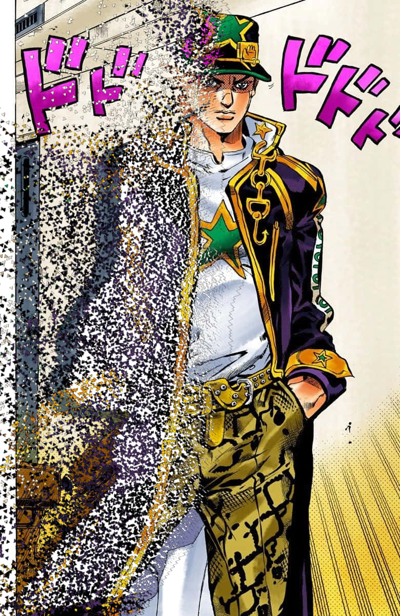 Jotaro Kujo Tyylikäs Poseeraus Taustakuvat