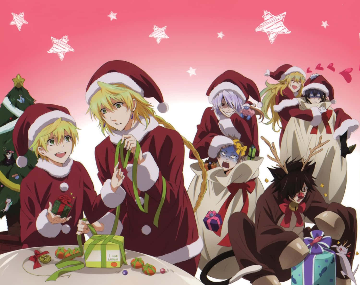 Jouluinen animeprofiilikuva Pandora Heartsista Taustakuvat