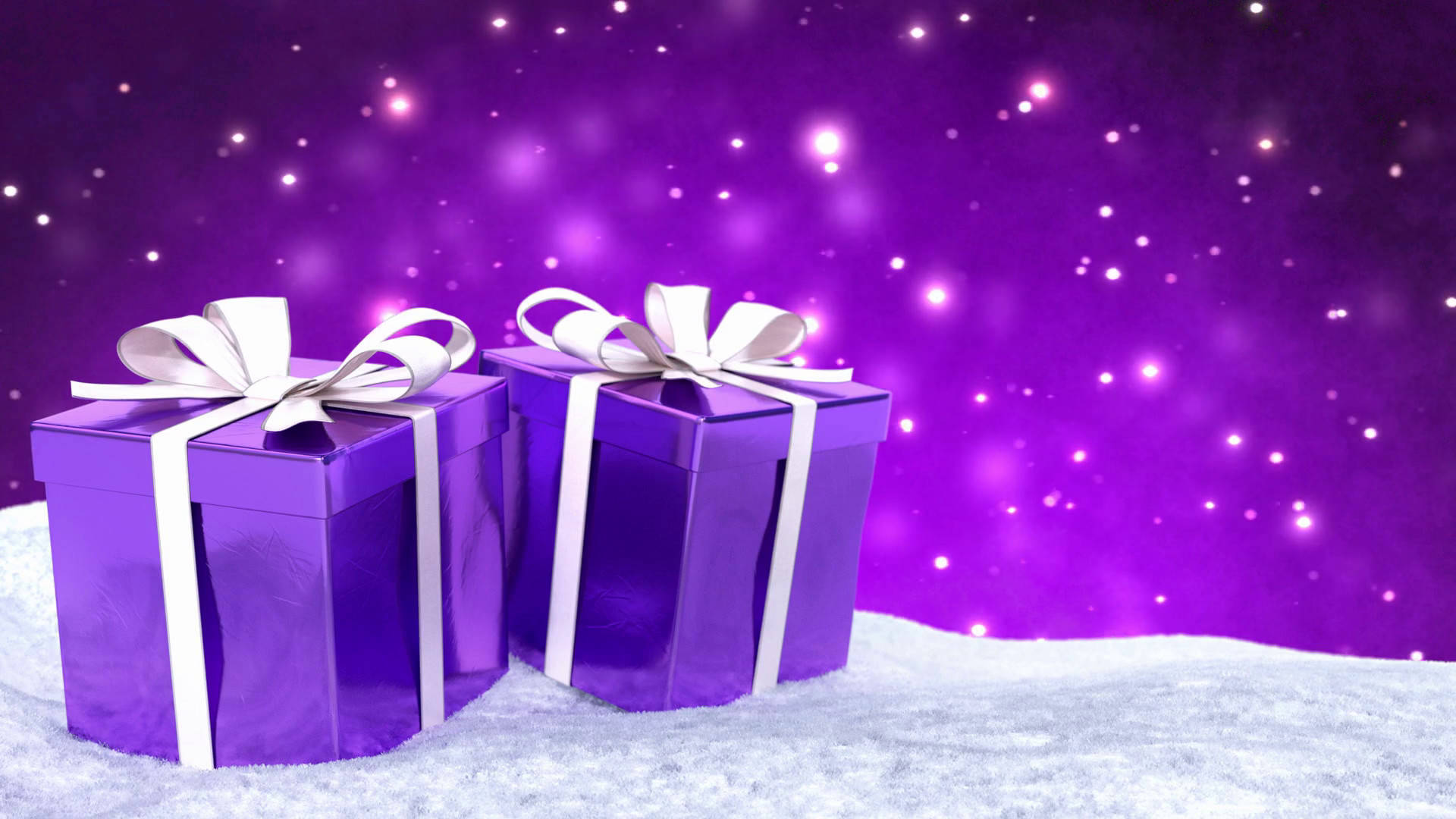 Joululahjat vaaleanpunaisen violetissa Taustakuvat