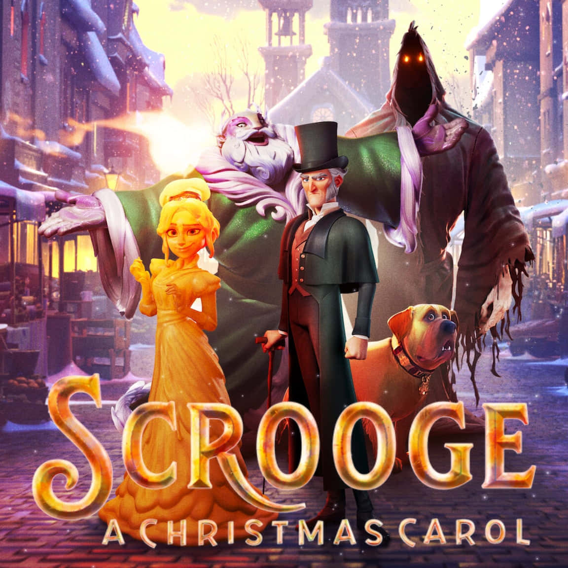 Joululaulu Scrooge Taustakuvat