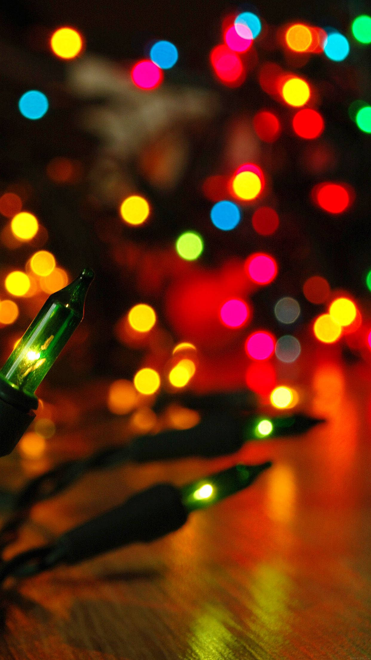 Jouluvalojen bokeh-kuva Taustakuvat
