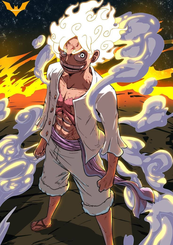 Joy Boy Luffy Liekehtivä Tukka Taustakuvat