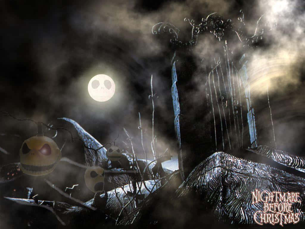 Juhli Halloweenia Jack Skellingtonin kanssa elokuvasta "Painajainen ennen joulua" Taustakuvat