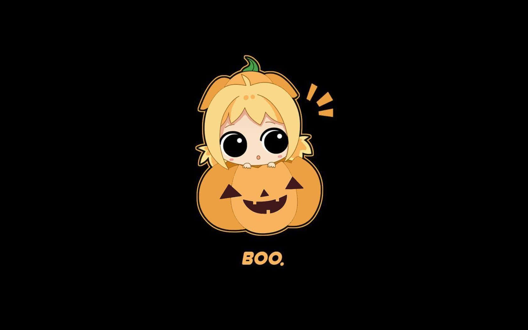 Juhli Halloweenia tämän suloisen kuvan kanssa! Taustakuvat