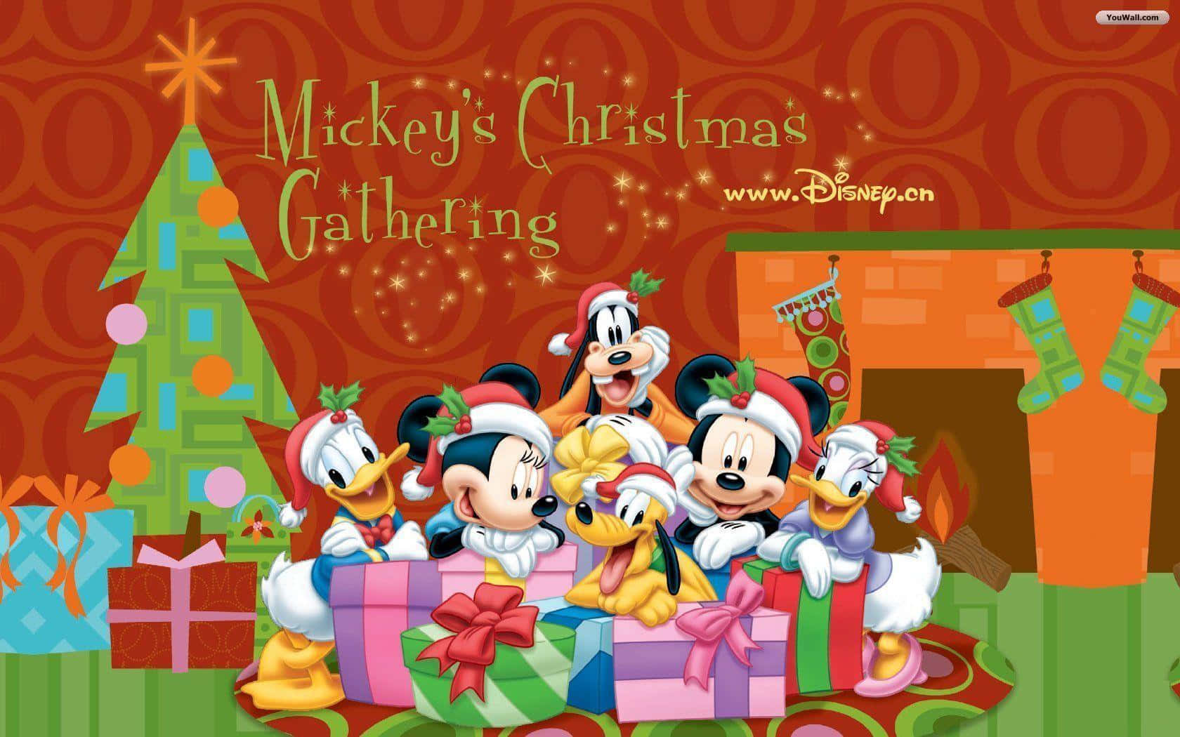 Juhli joulua suosikkihahmojesi kanssa Disney-hengessä! Taustakuvat