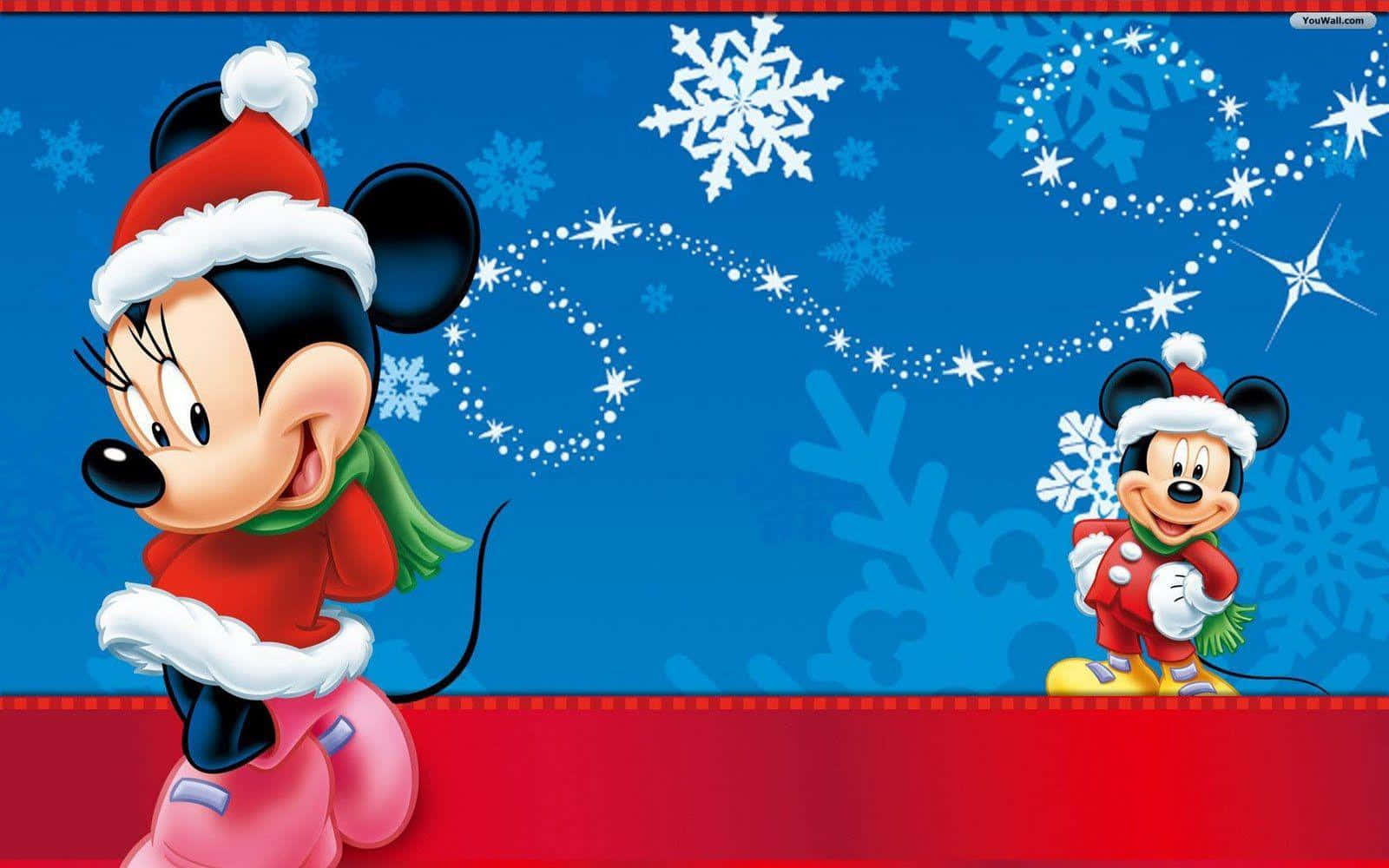Juhli joulua suosikki Disney-hahmojesi kanssa Taustakuvat