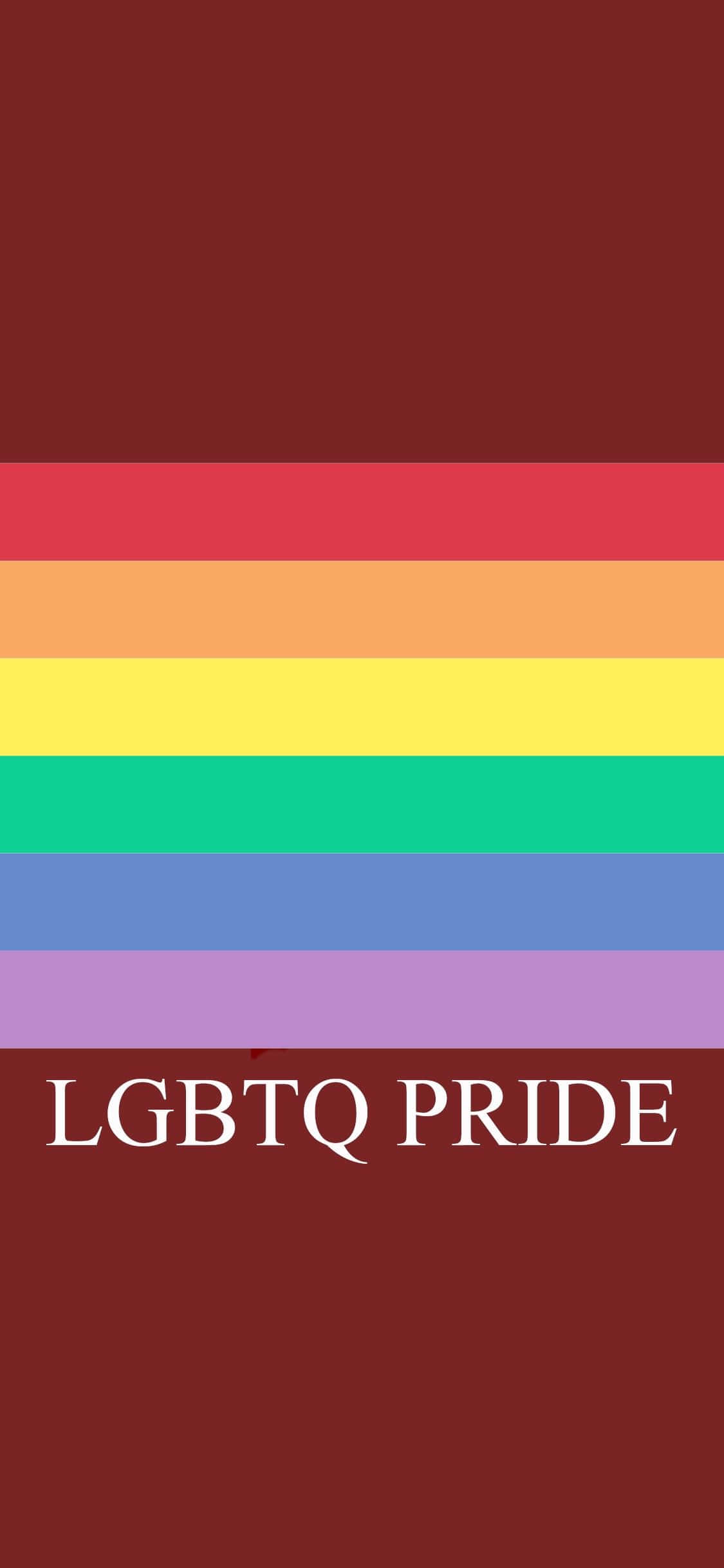 Juhli LGBTQ-ylpeyttä sateenkaariteemaisella iPhonella Taustakuvat