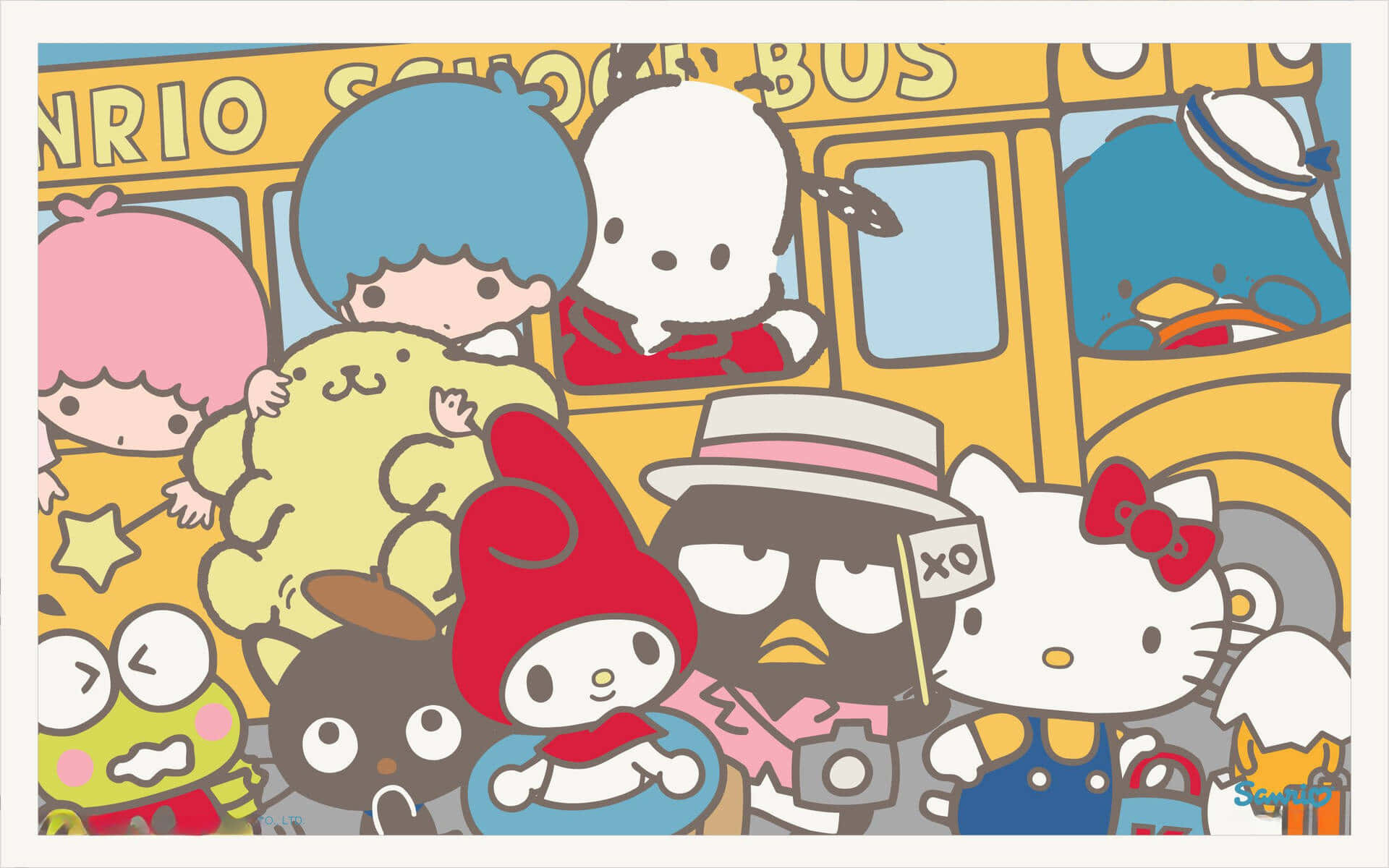 Juhli Sanrio-ystävien kanssa Taustakuvat
