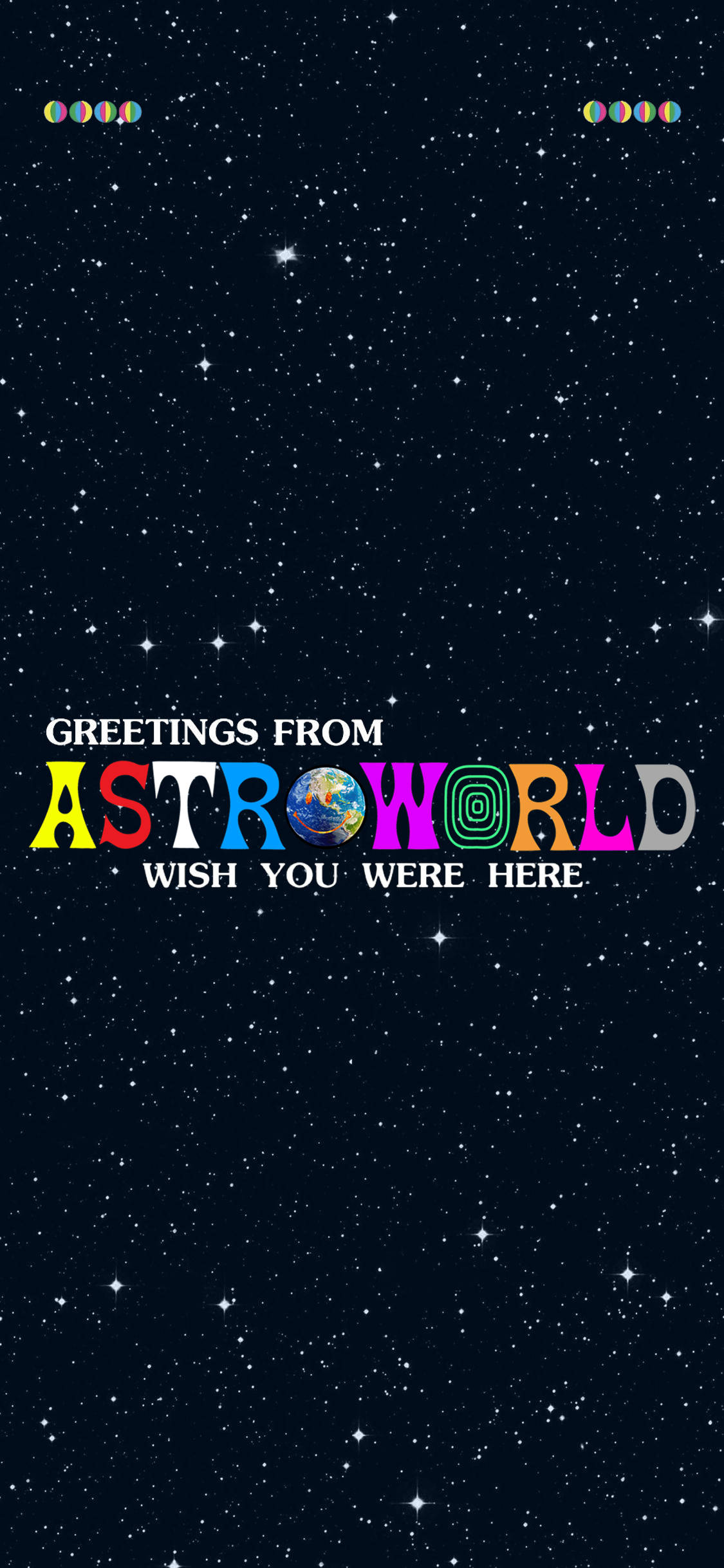 Juhlista Travis Scottin Astroworldin julkaisua tällä juhlavalla iPhone-taustakuvalla Taustakuvat