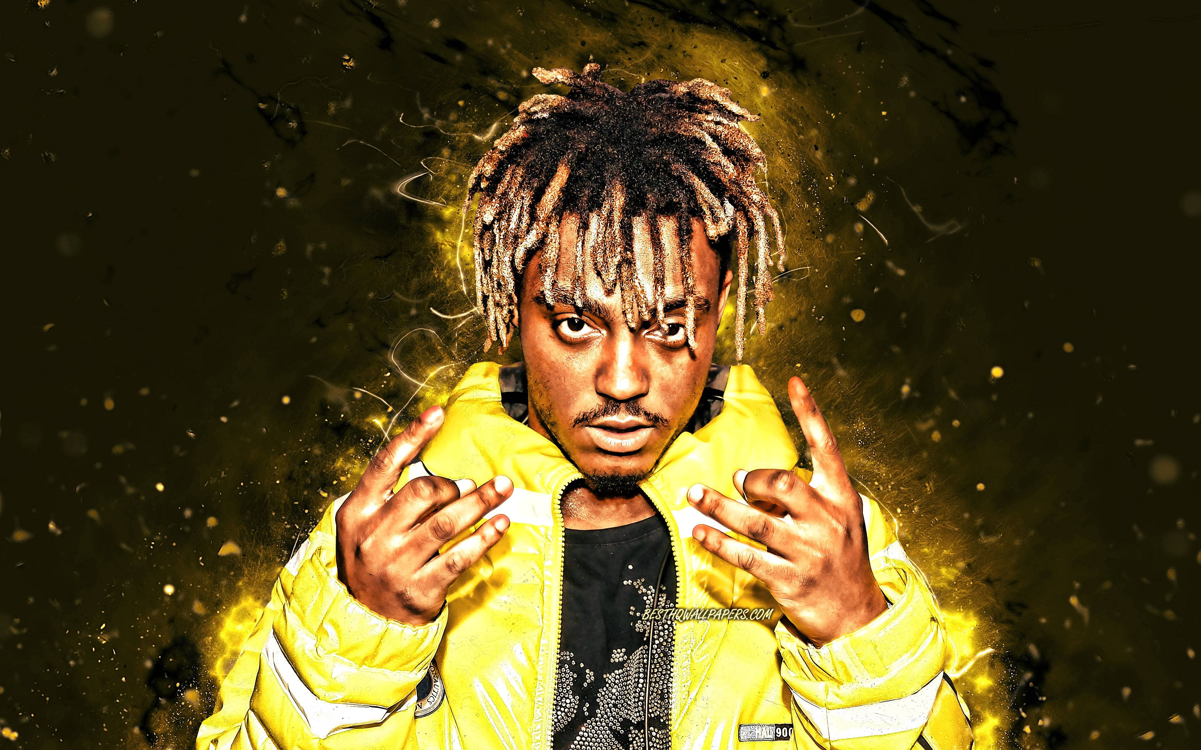 Juice Wrld Keltainen Fanieditointi 4K Taustakuvat