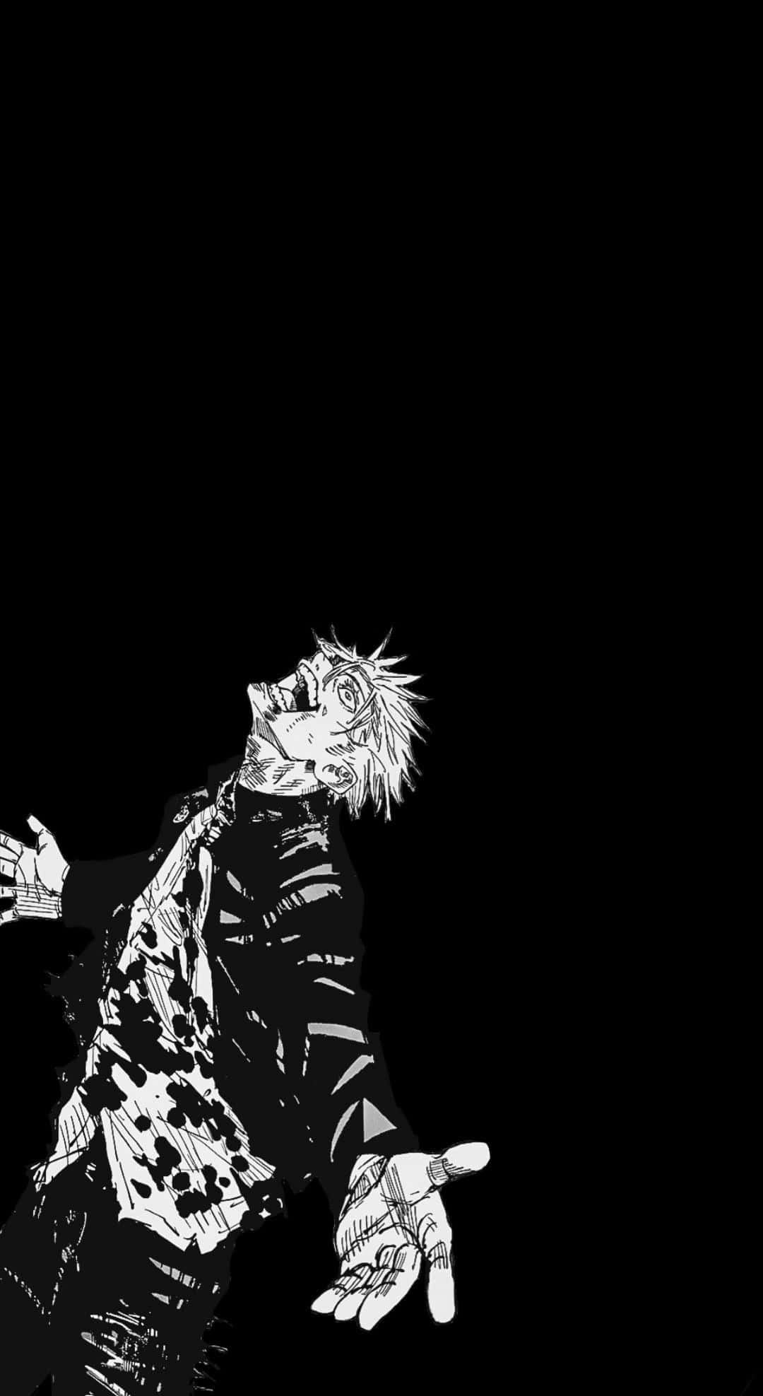 Jujutsu Kaisen Gojo Satoru esteettinen manga Taustakuvat