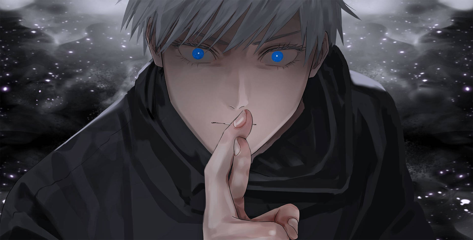 Jujutsu Kaisen Gojo domain expansion HD-taustakuva