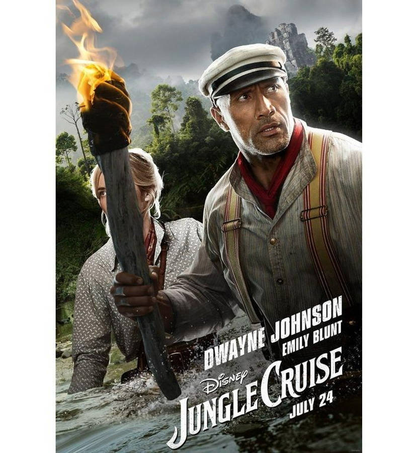 Jungle Cruise 2021 elokuvajuliste Taustakuvat
