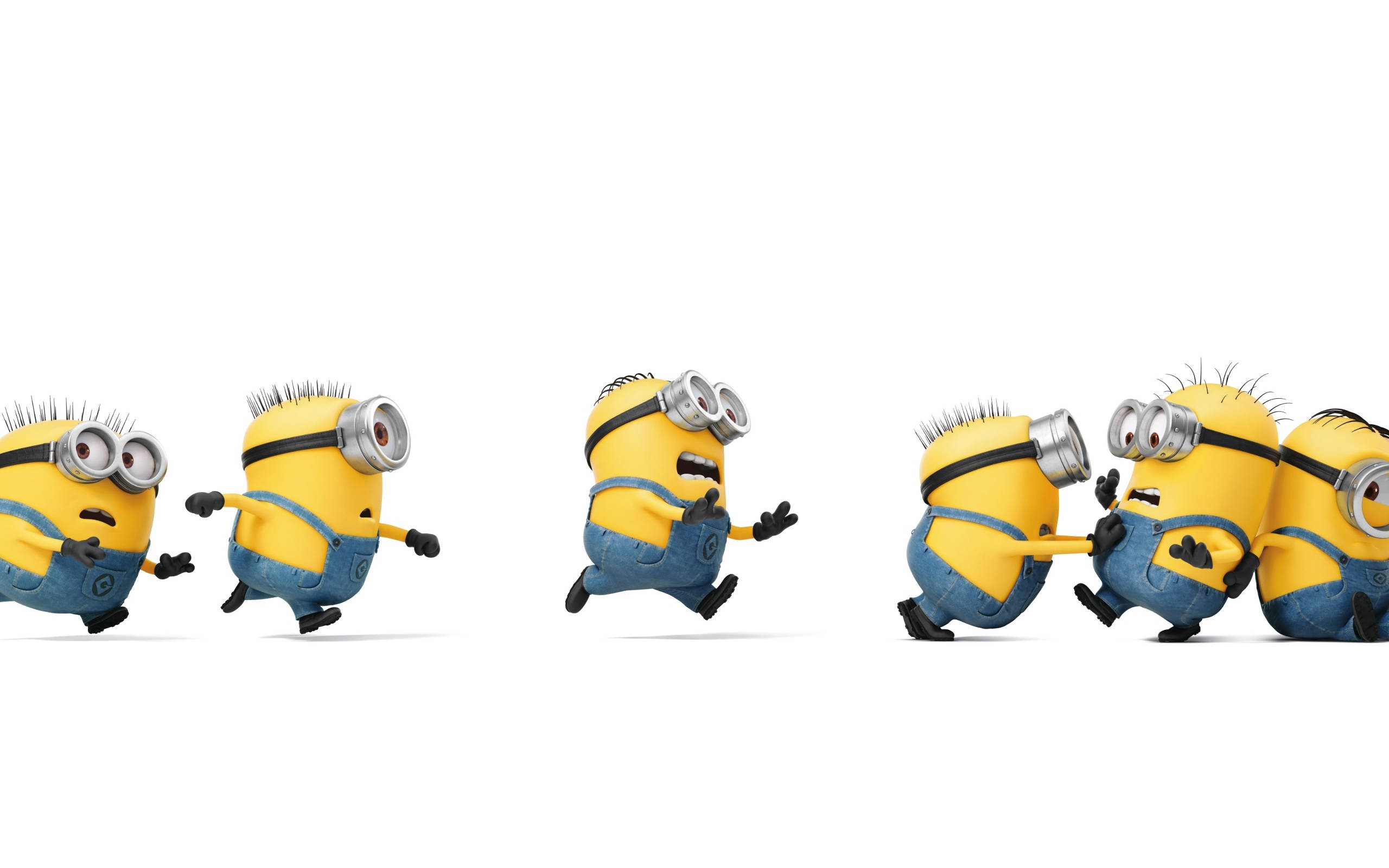 Juokseva Minion-työpöytä Taustakuvat