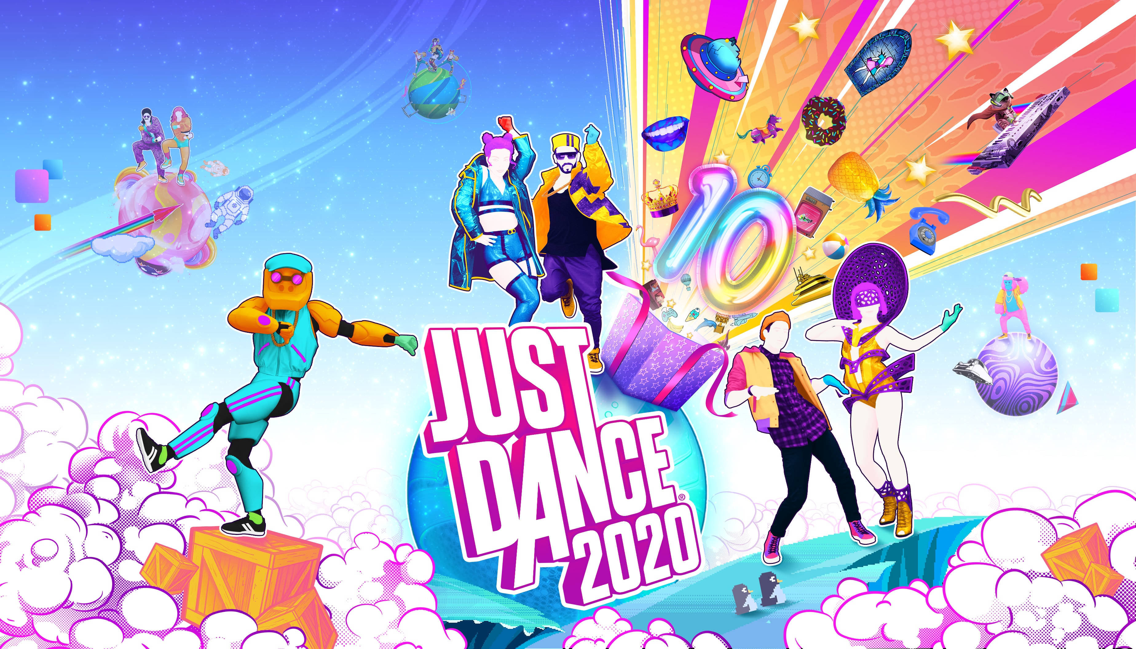 Just Dance 2020 -juliste Taustakuvat