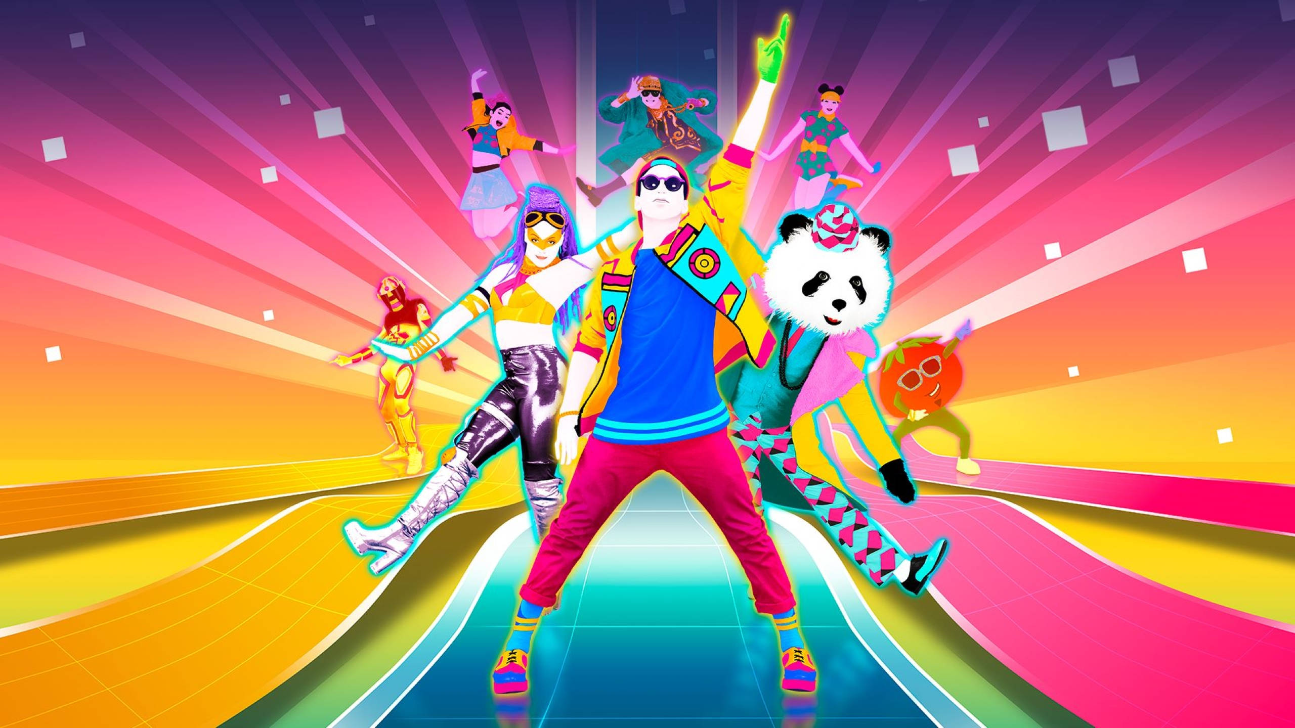 Just Dance -värikäs taide Taustakuvat
