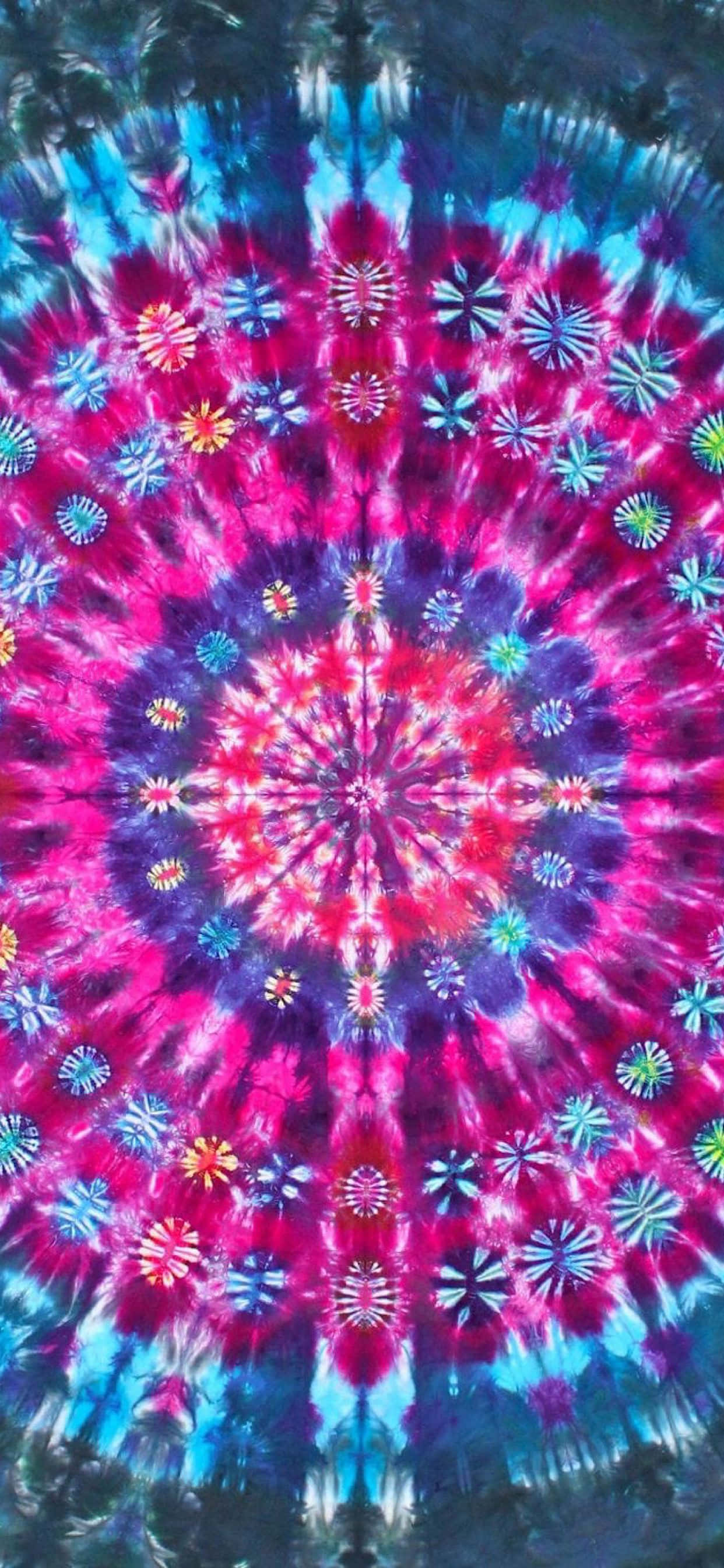 Käännä katseita rohkealla korkearesoluutioisella tie dye -taustalla Taustakuvat