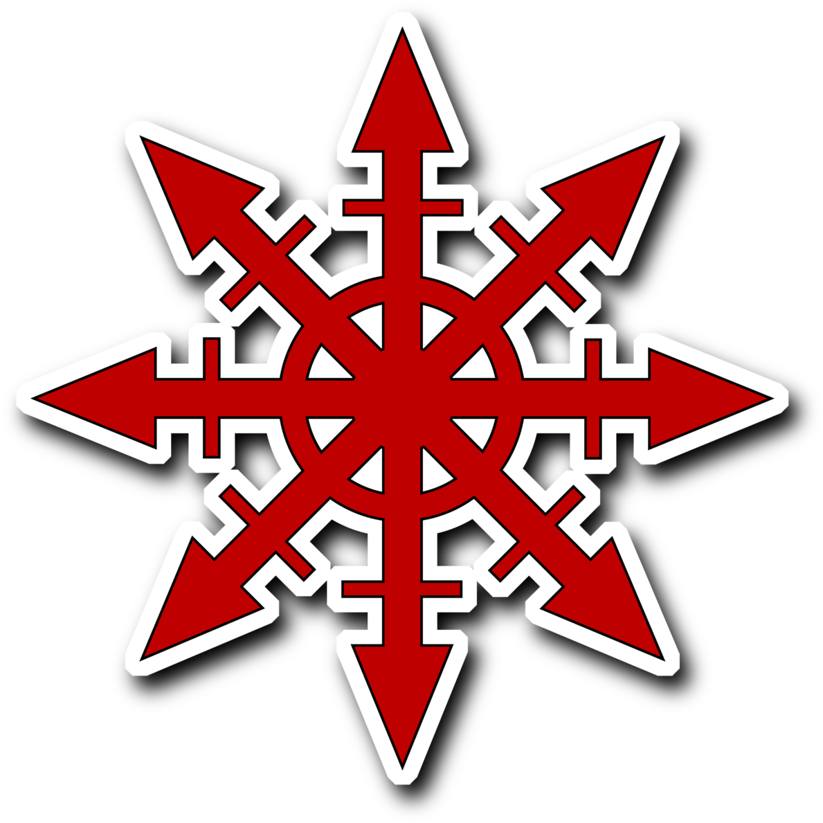 Kaaoksen tähti -symboli Taustakuvat