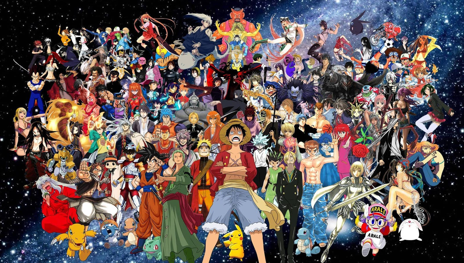 Kaikki anime- ja mangahahmot Japanista Taustakuvat