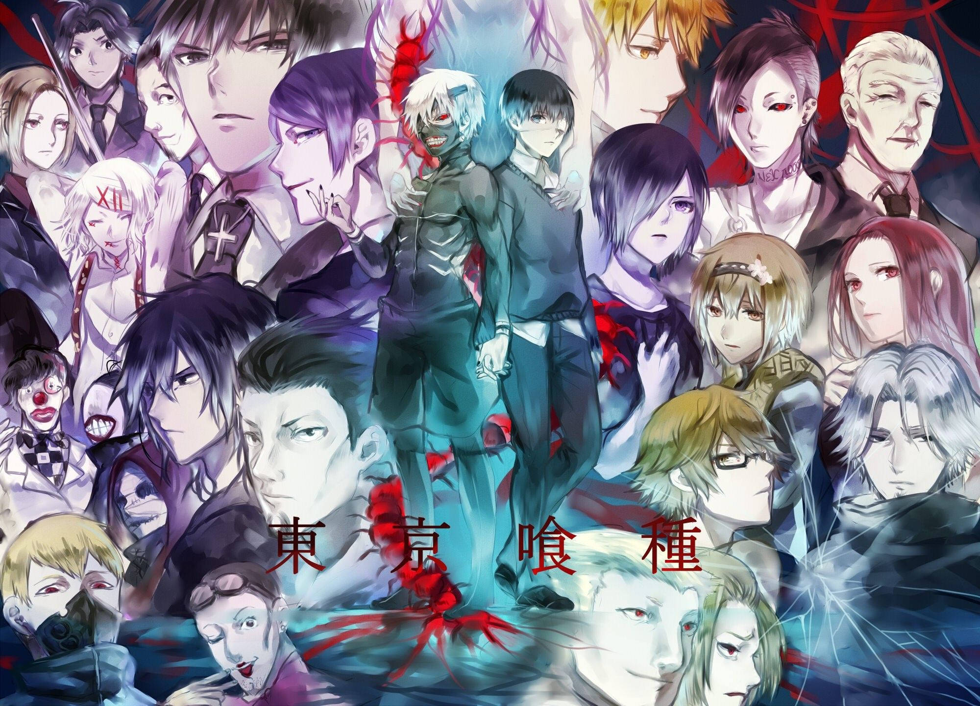 Kaikki Tokyo Ghoul -hahmot Taustakuvat