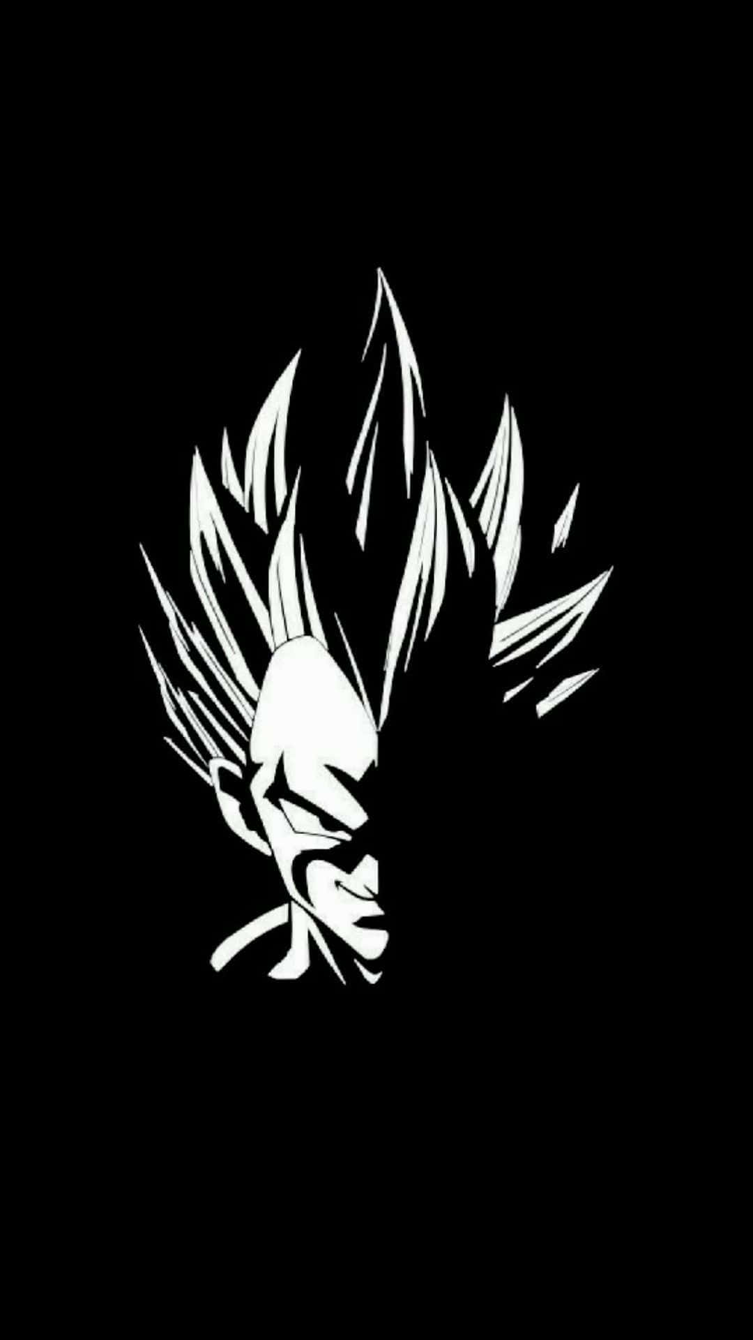 "Kaikkien saiyalaisten prinssi, Vegeta, mustavalkoisena" Taustakuvat