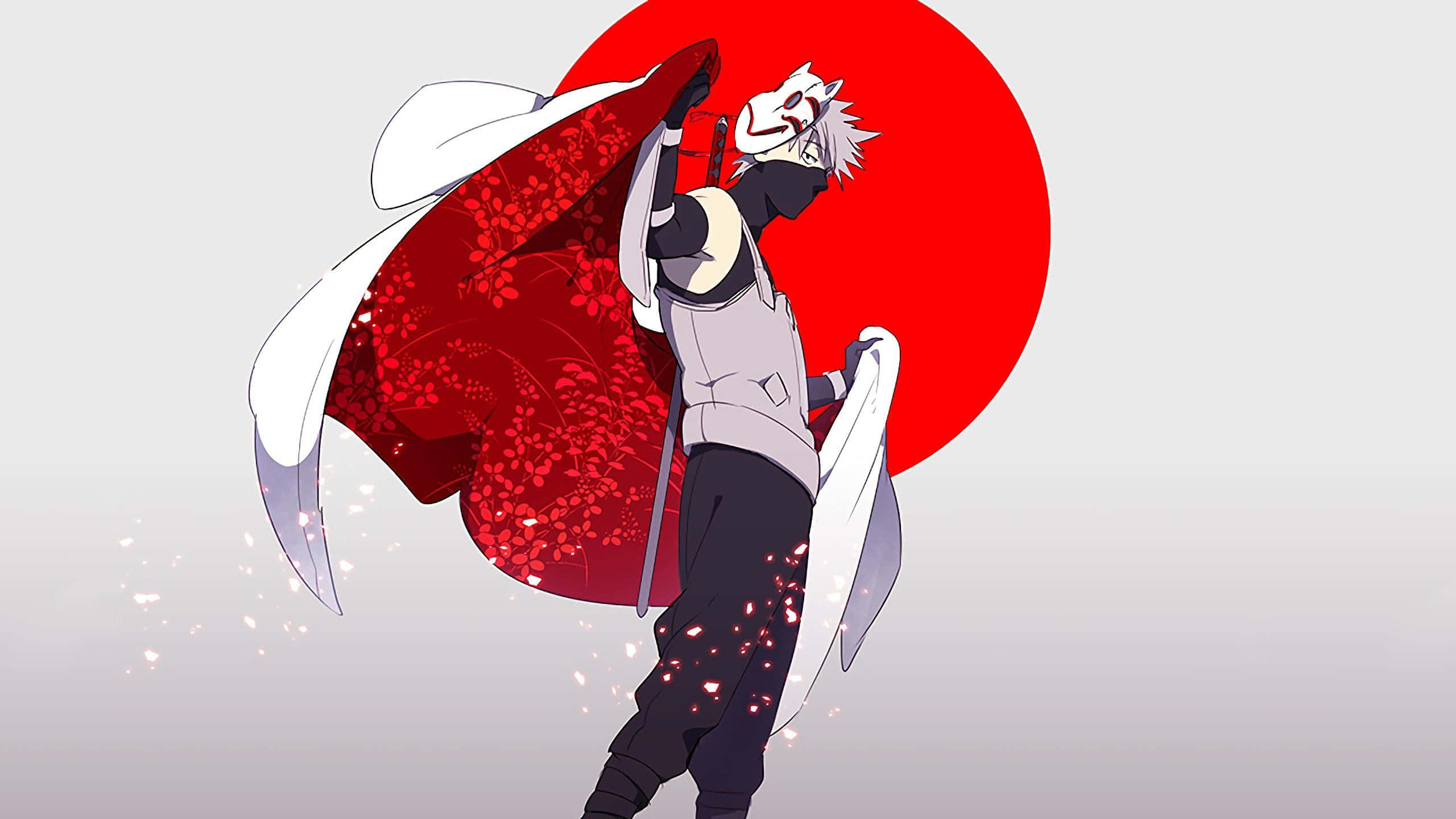 Kakashi esteettinen punainen ympyrä Taustakuvat