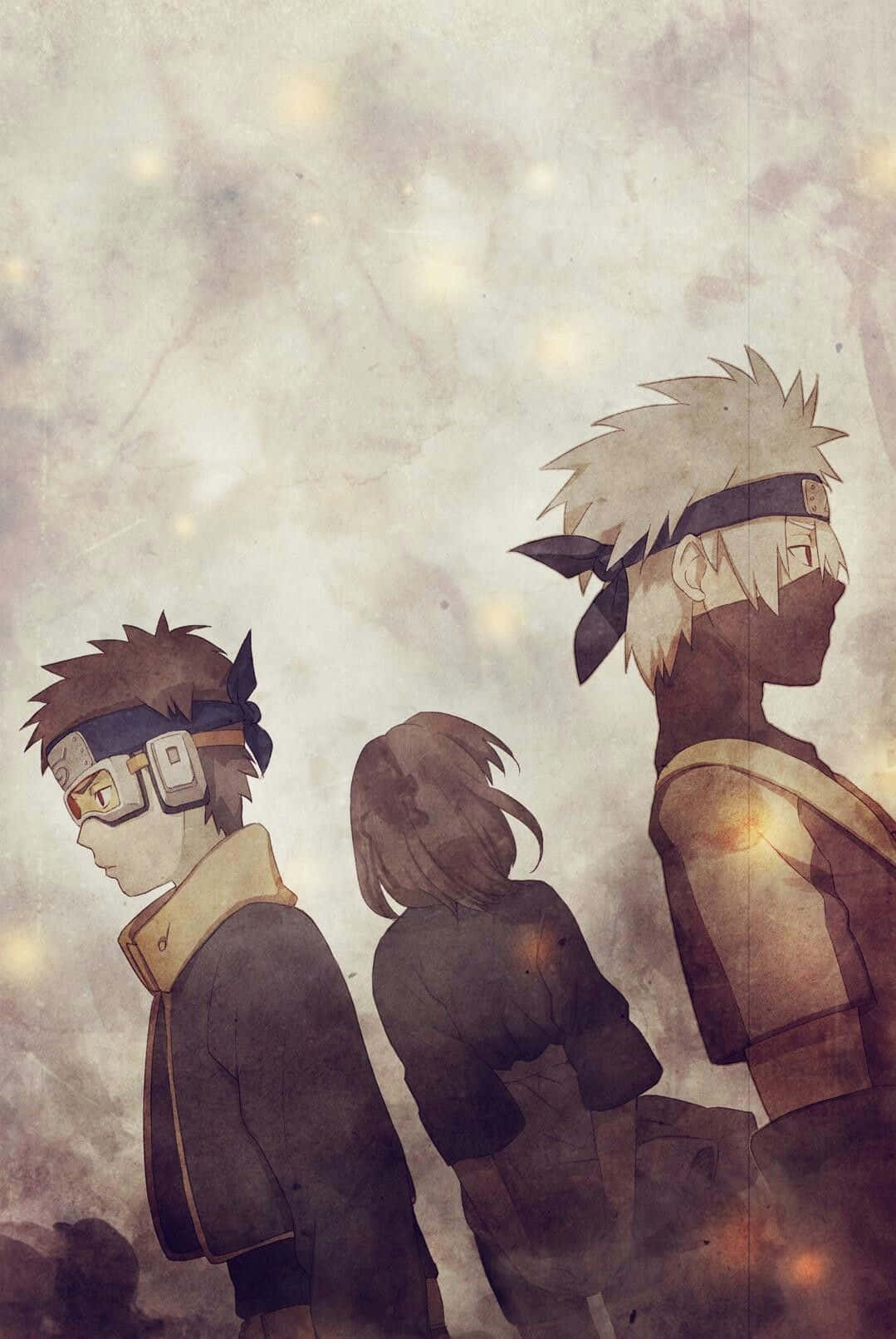 Kakashi, Obito ja Rin Taustakuvat