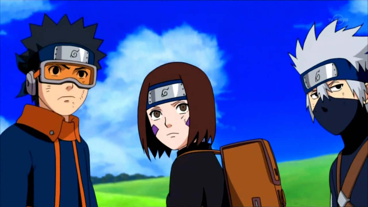 Kakashi, Rin ja Obito Taustakuvat