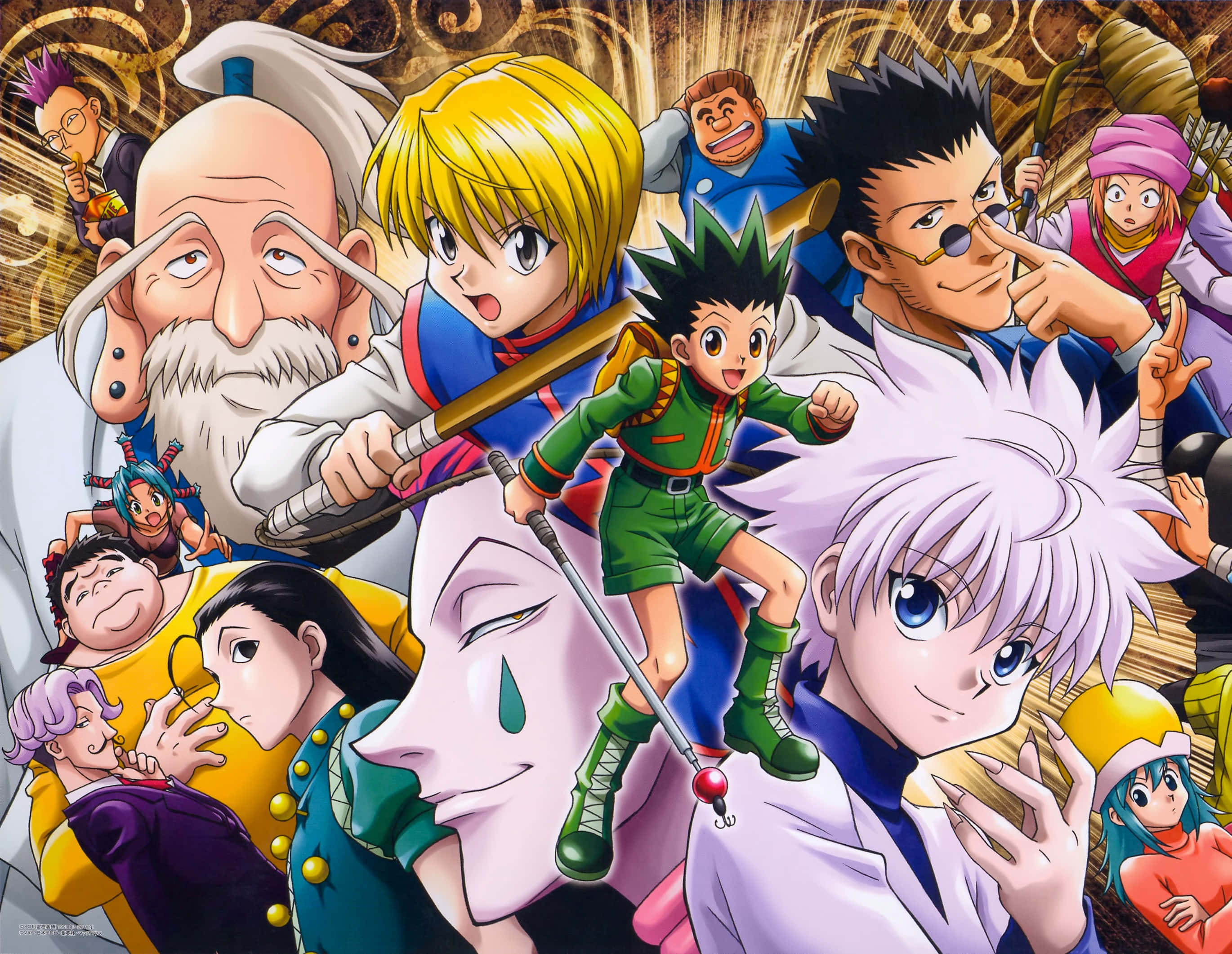 Kaksi anime-sankaria, yhdessä taistelussa! Taustakuvat