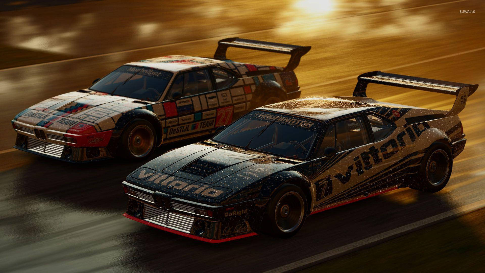 Kaksi BMW M1:tä Project Cars -pelistä Taustakuvat