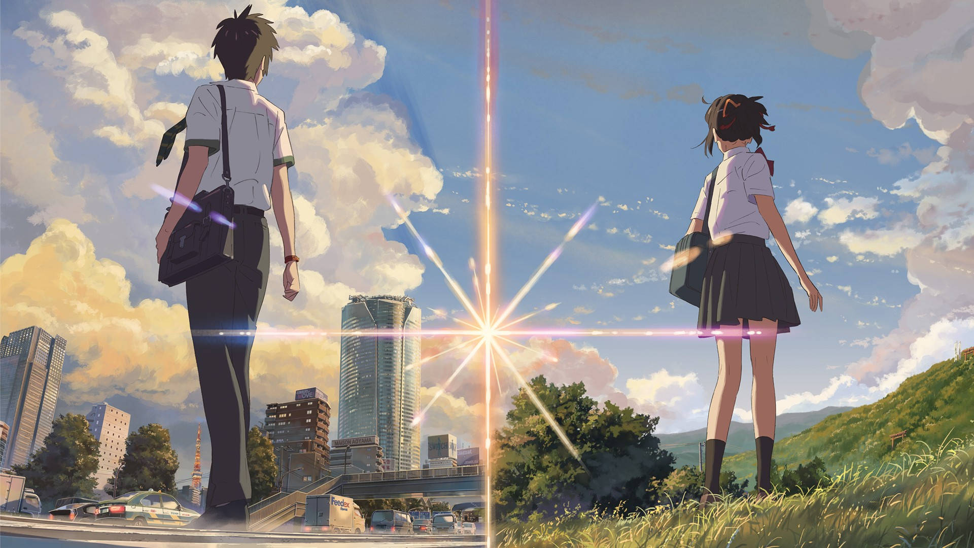 Kaksi Maailmaa Your Name Anime 2016 Taustakuvat
