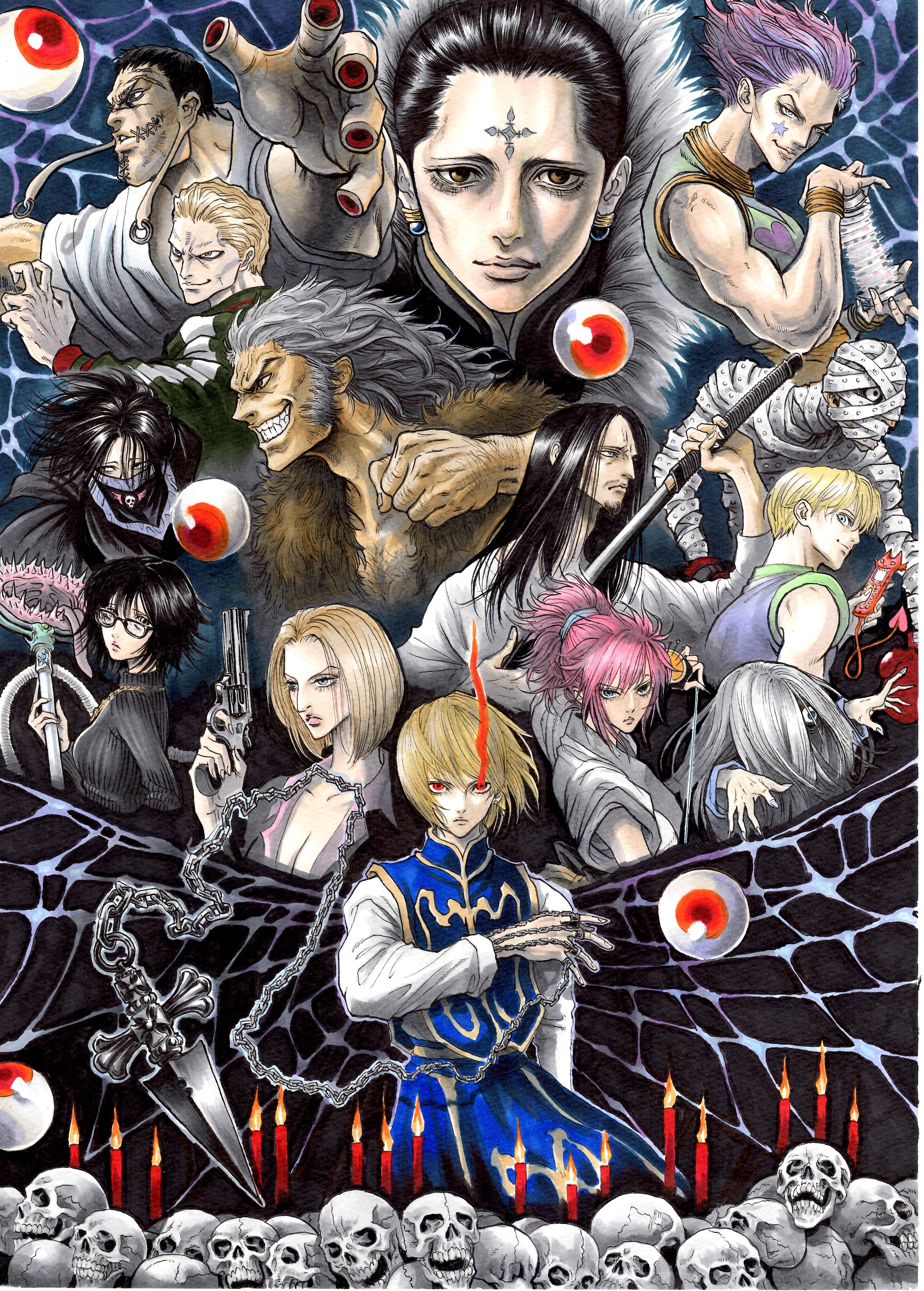 Kallotaide Phantom Troupe Taustakuvat