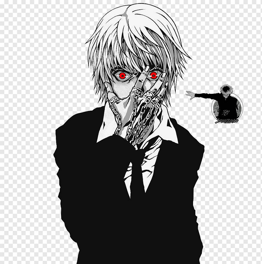 Kaneki puku päällä manga profiilikuva Taustakuvat