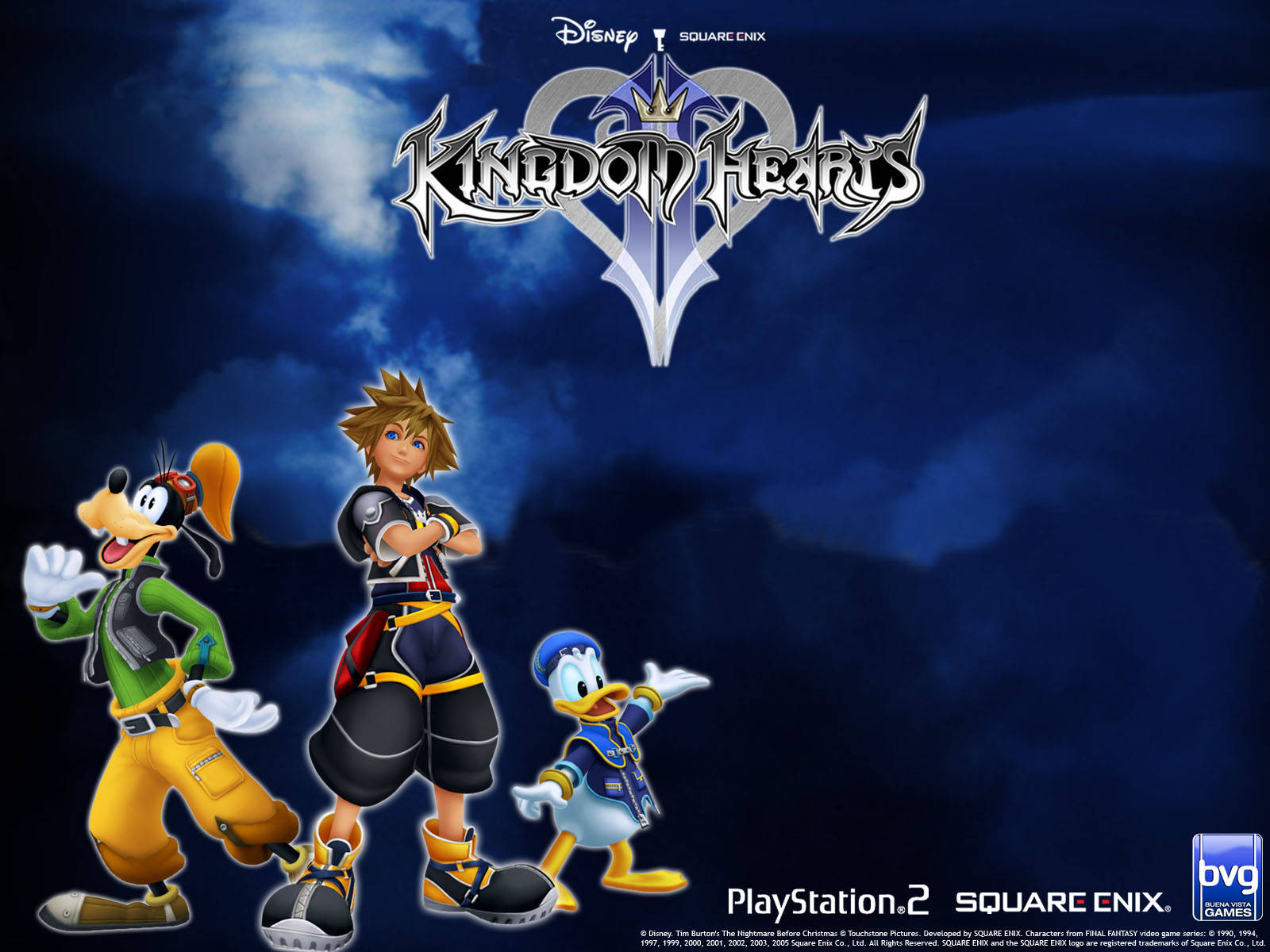 Kansi Kingdom Hearts -logolle Taustakuvat