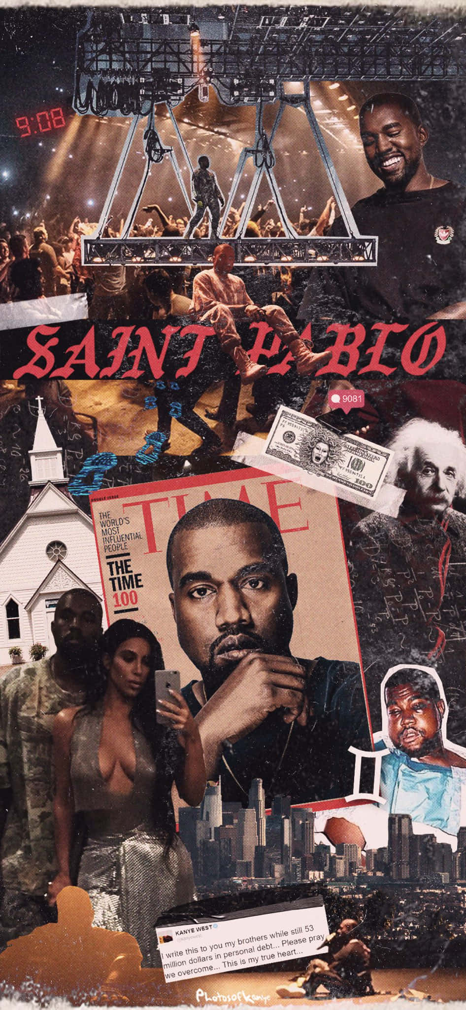 Kanye West The Life of Pablo -kuuntelutilaisuudessa Taustakuvat