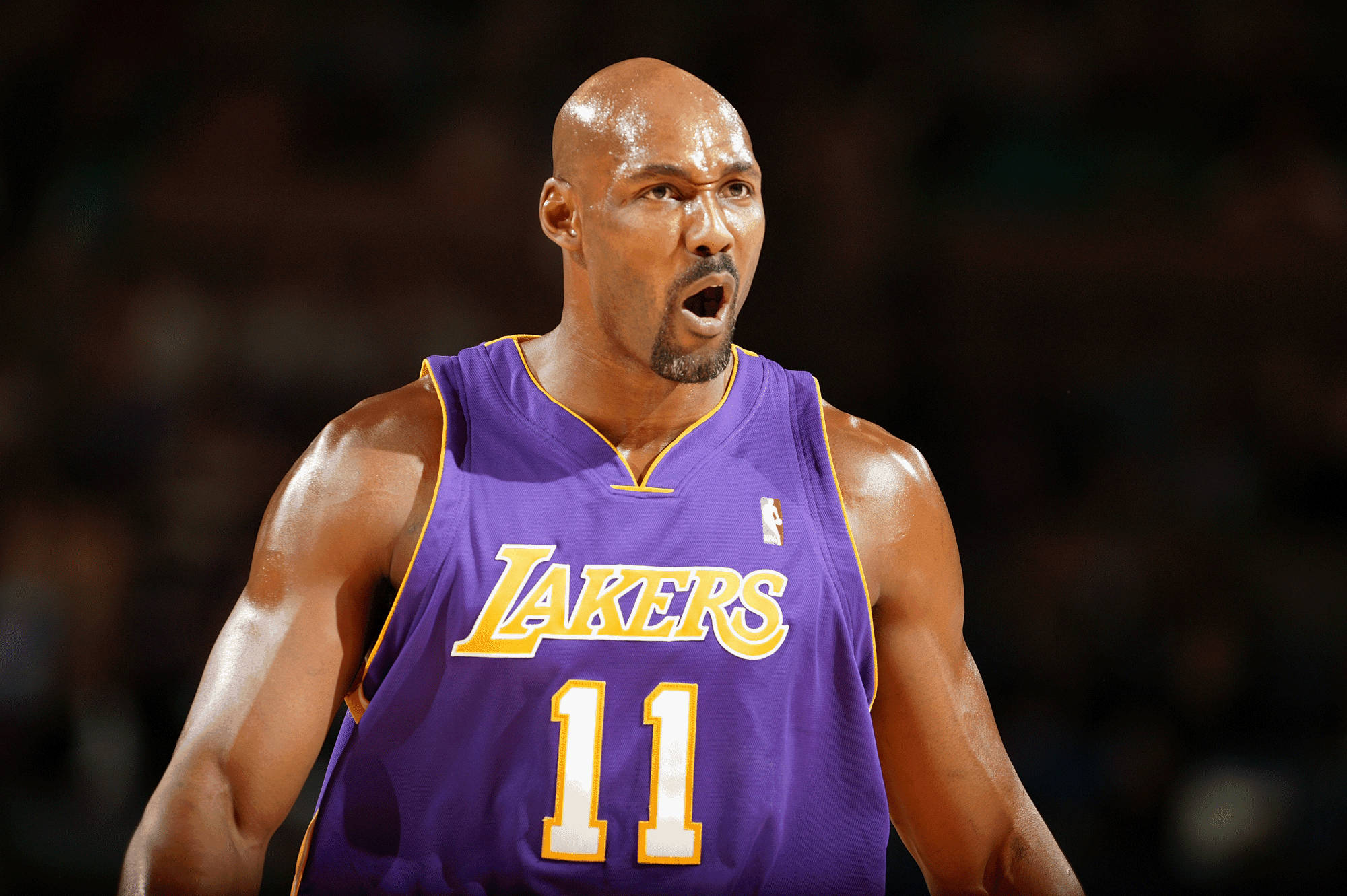 Karl Malone on eläkkeellä oleva koripalloilija Taustakuvat