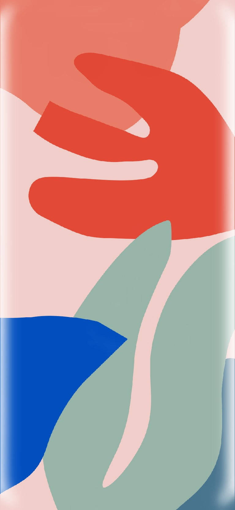 Kasviabstrakti grafiikka Google Pixel 4 Taustakuvat